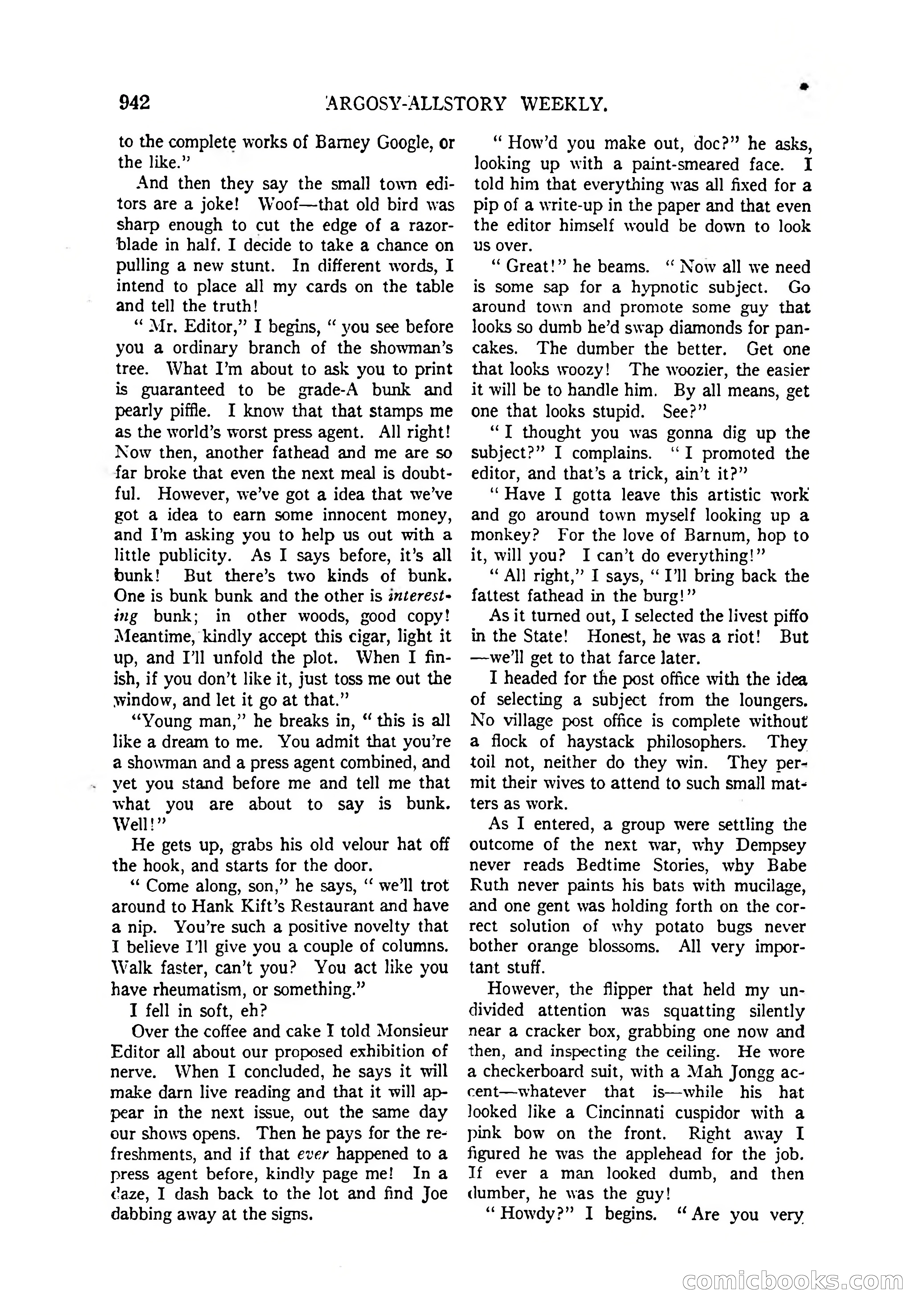 Argosy All-Story Weekly, April 4, 1925 — page 152 of 182