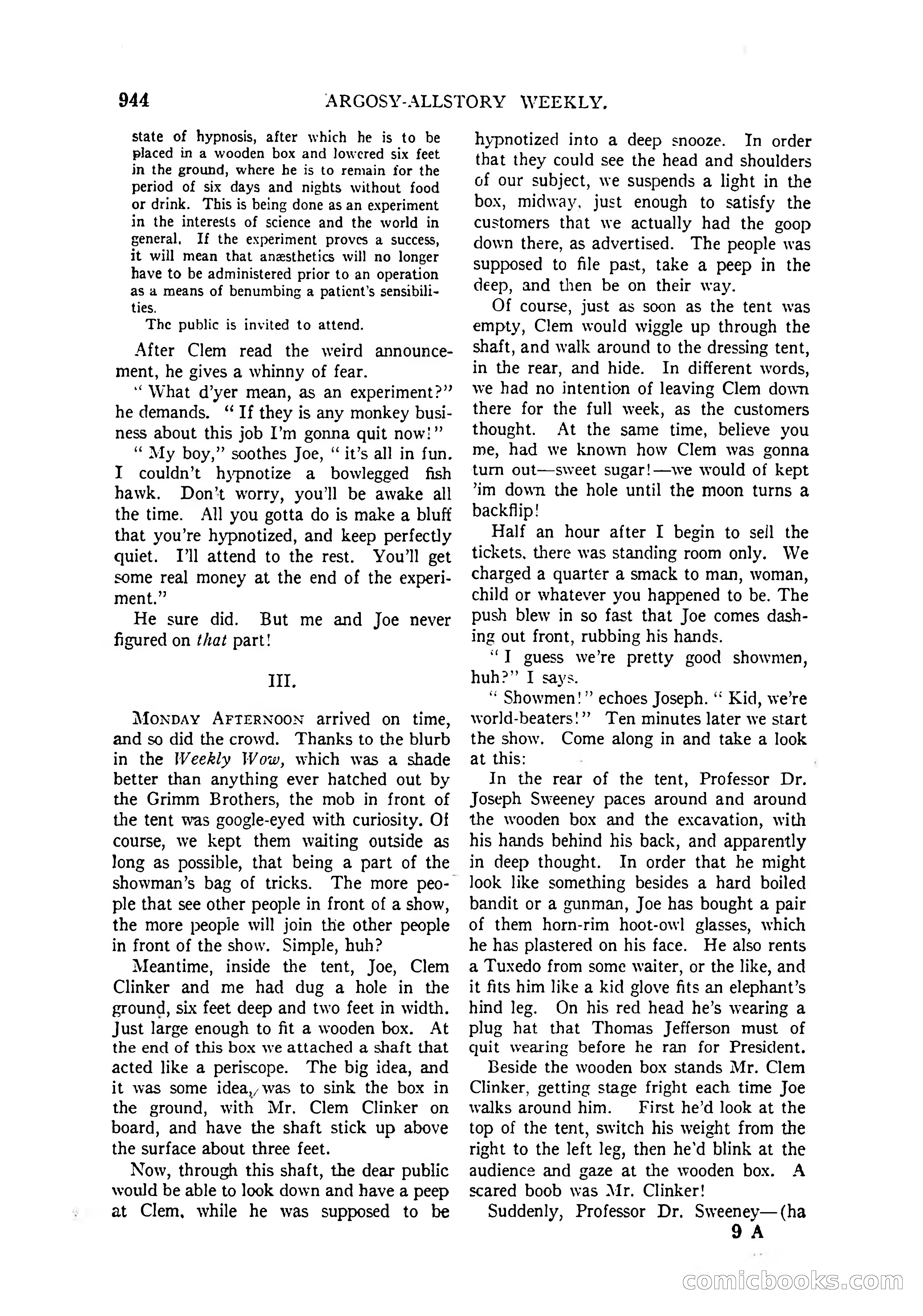 Argosy All-Story Weekly, April 4, 1925 — page 154 of 182
