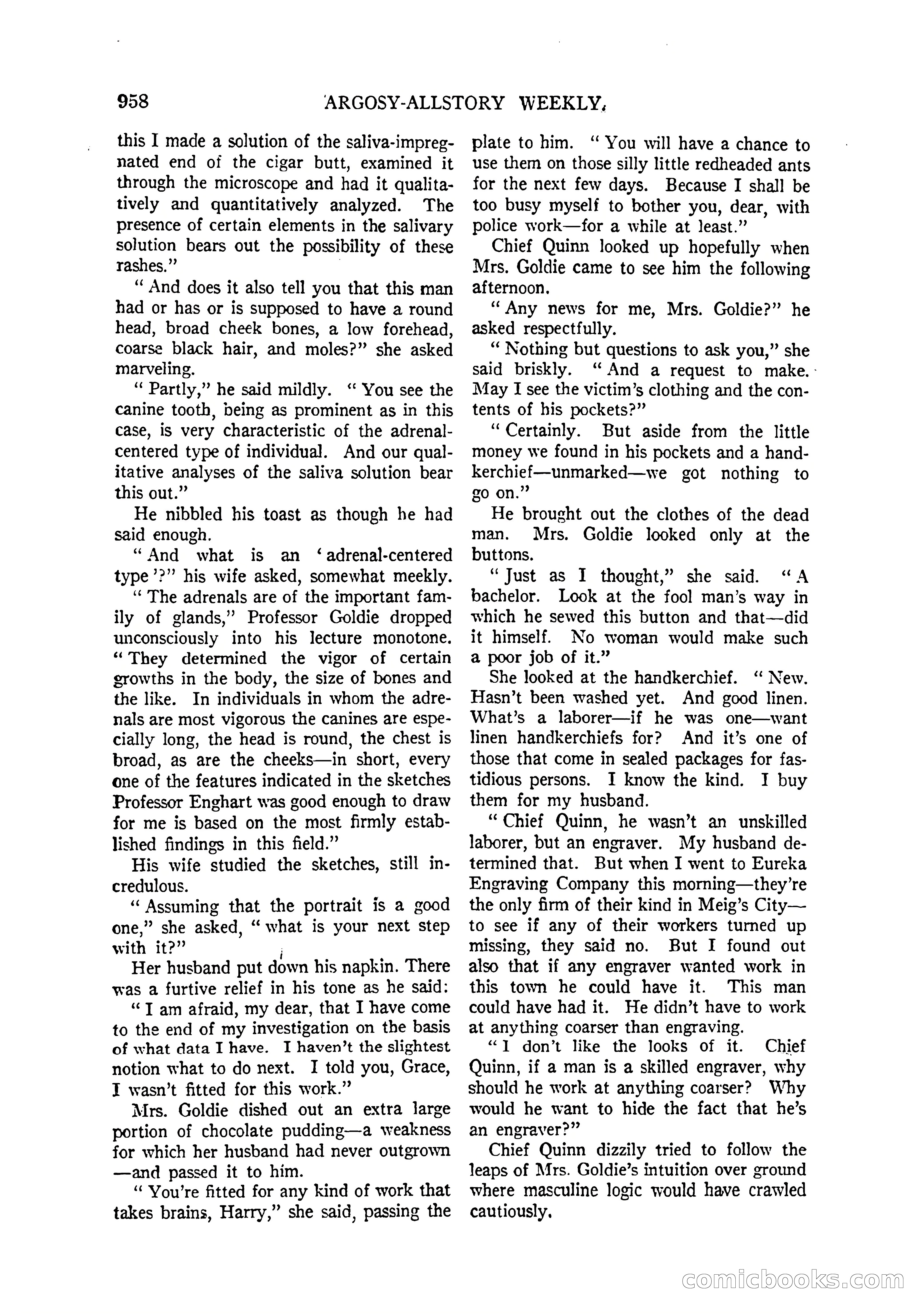 Argosy All-Story Weekly, April 4, 1925 — page 168 of 182