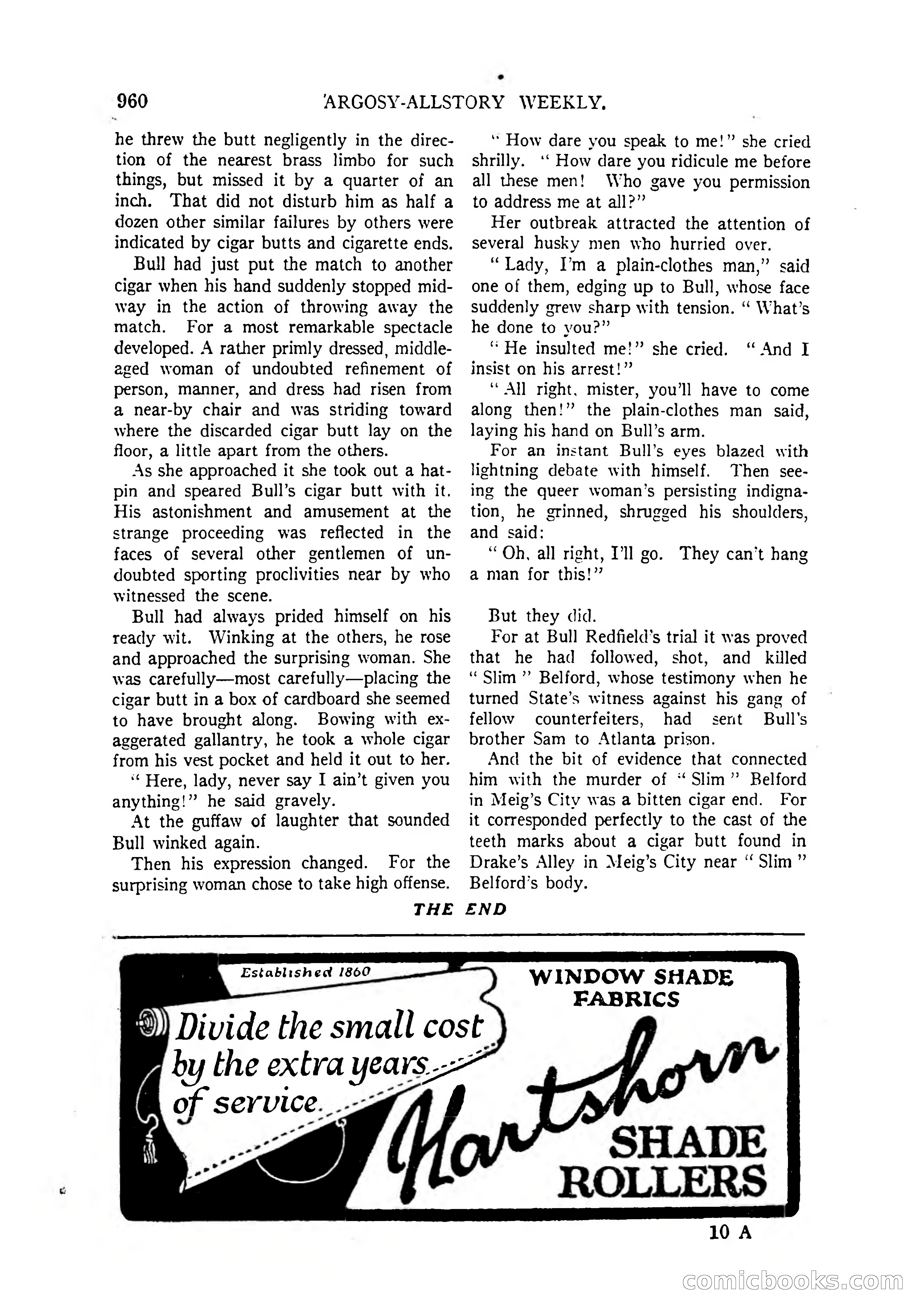 Argosy All-Story Weekly, April 4, 1925 — page 170 of 182