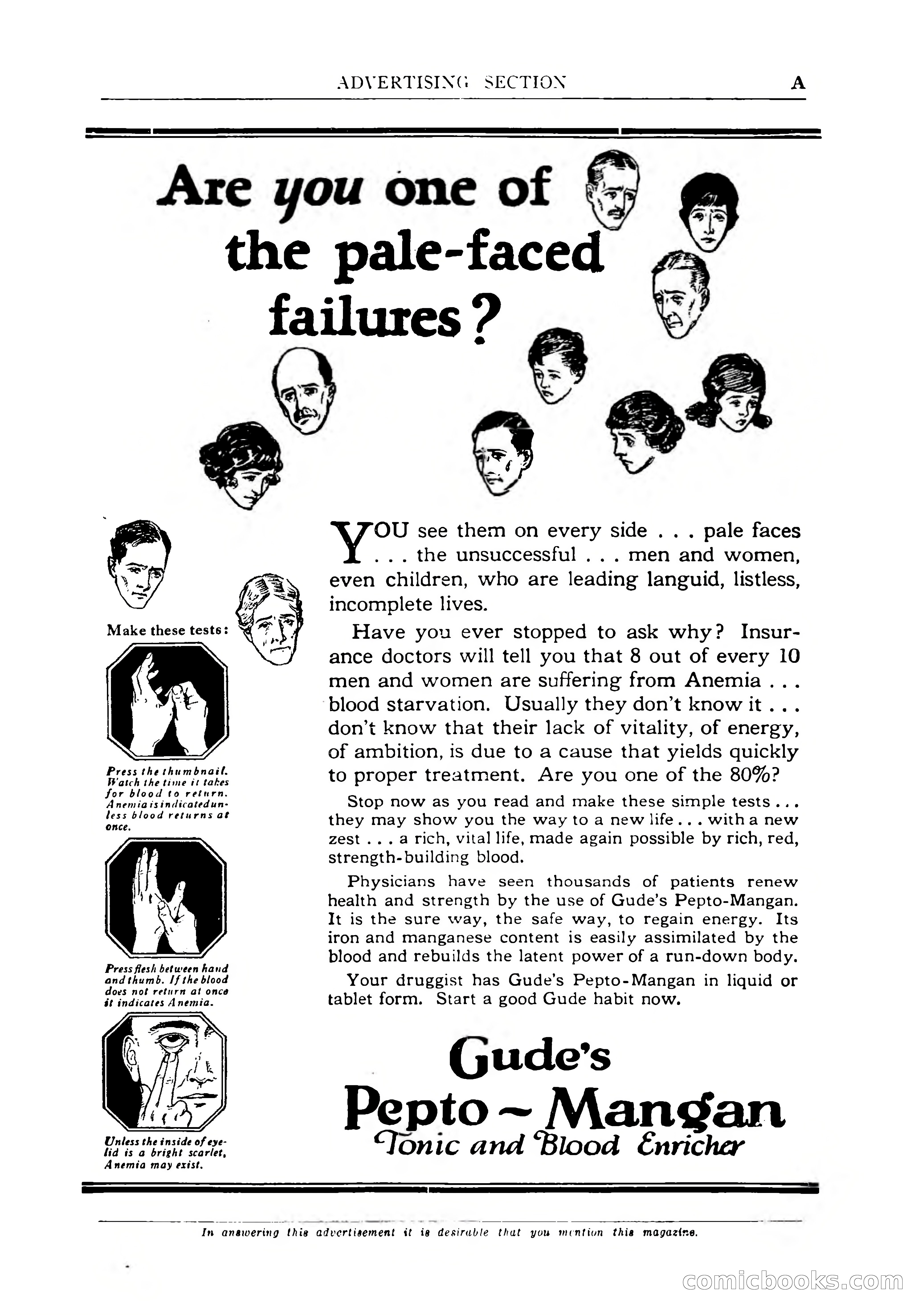 Argosy All-Story Weekly, April 4, 1925 — page 181 of 182