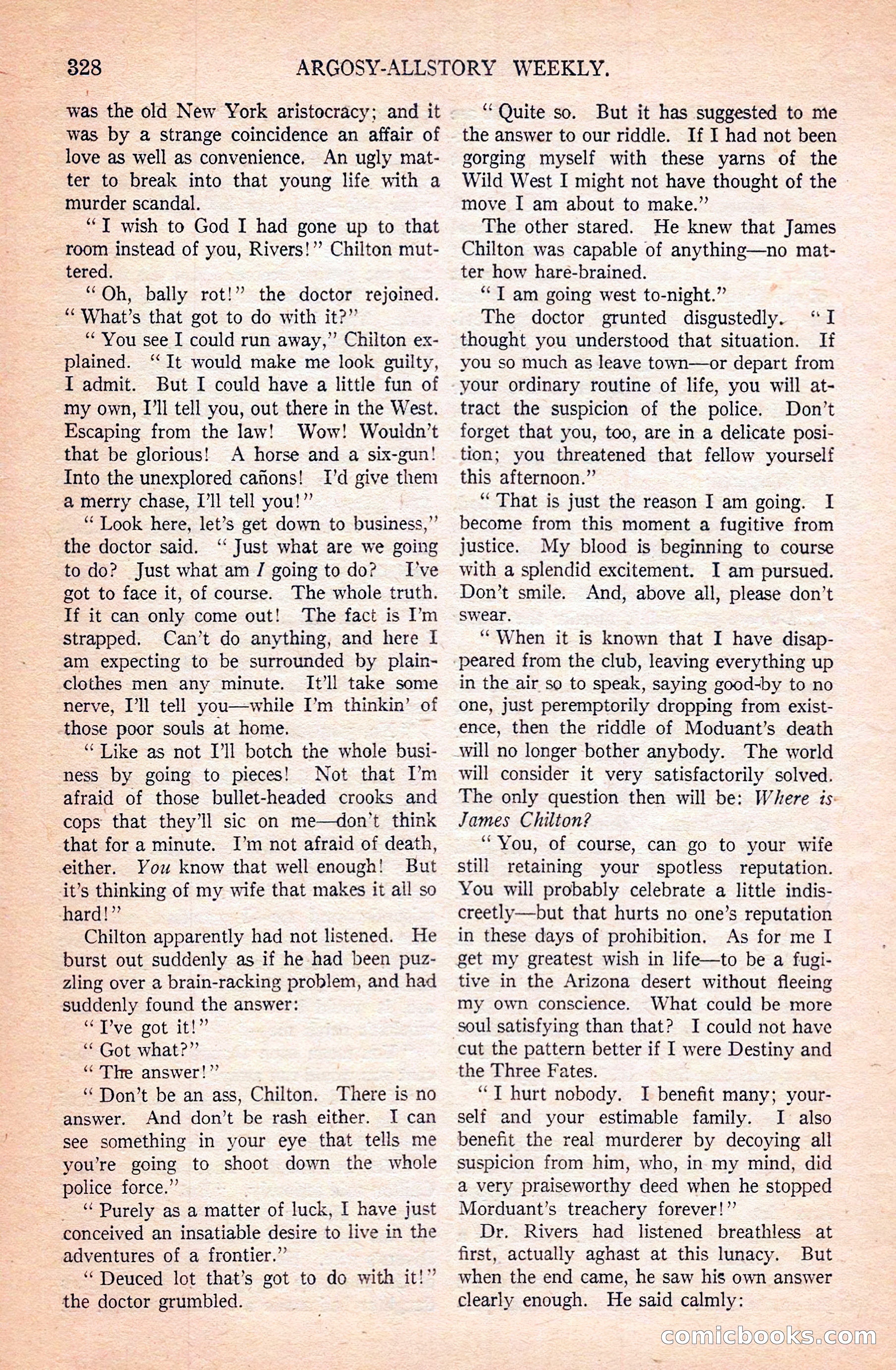 Argosy All-Story Weekly — page 18 of 172