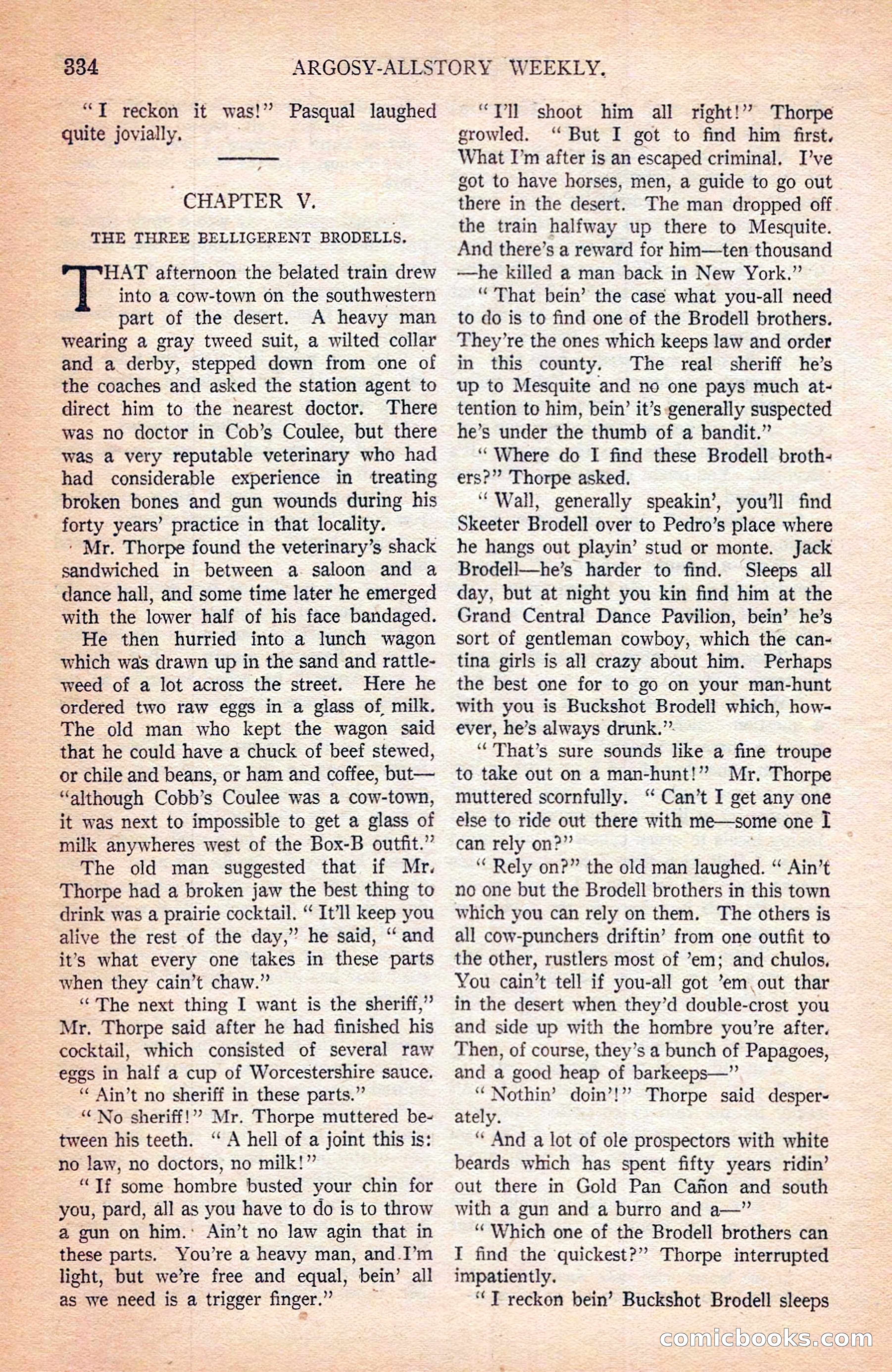 Argosy All-Story Weekly — page 24 of 172