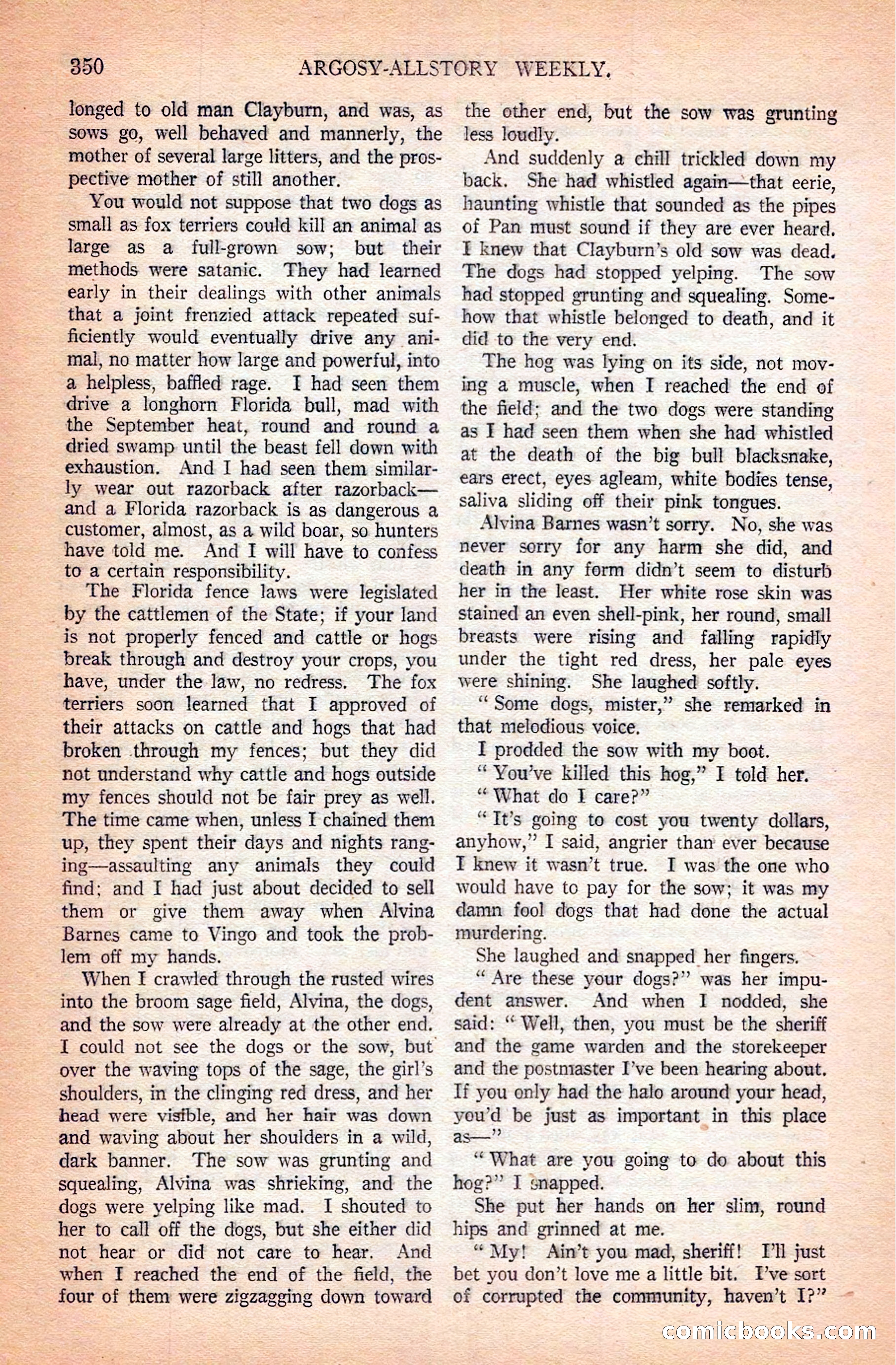 Argosy All-Story Weekly — page 40 of 172