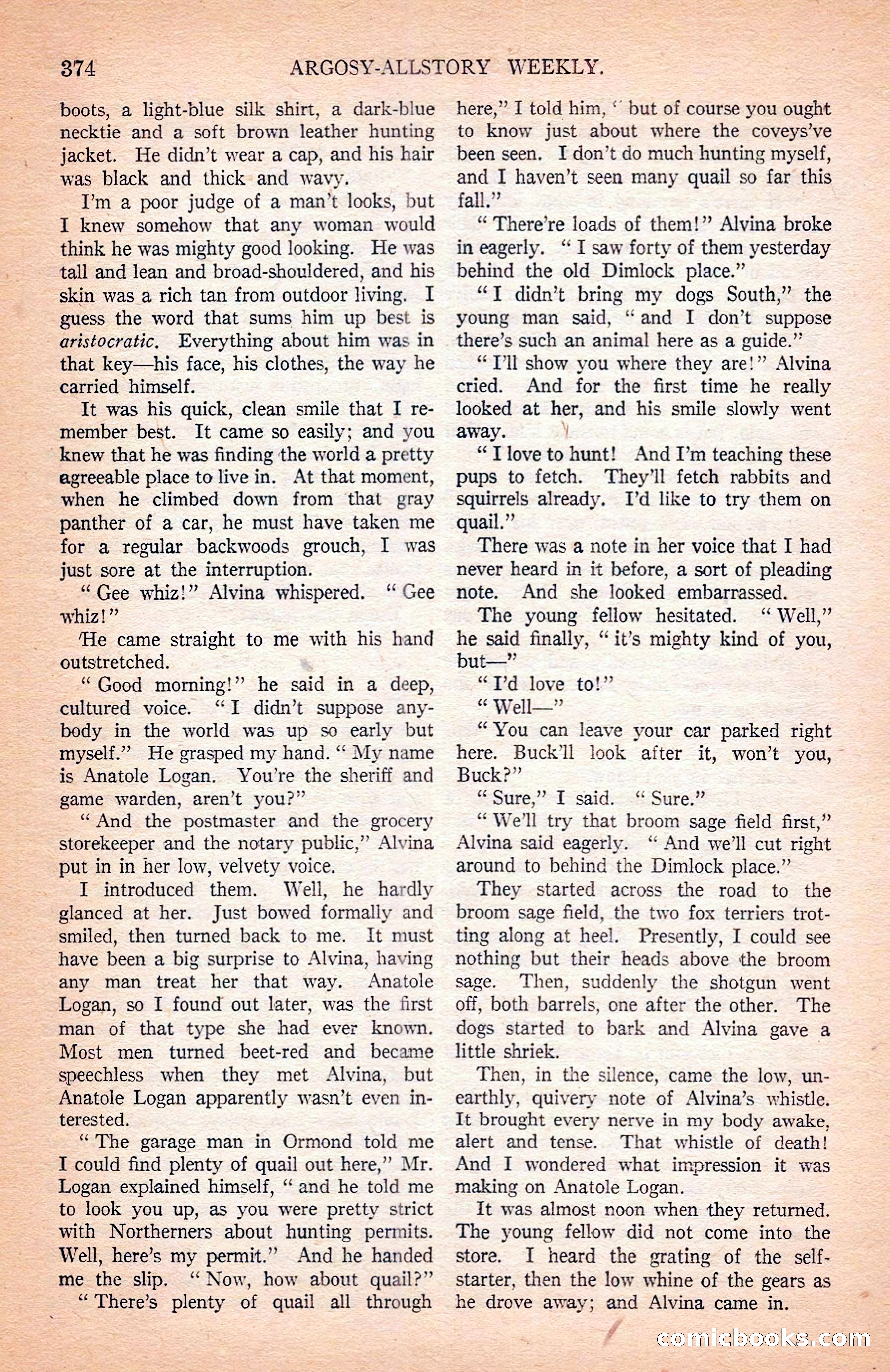 Argosy All-Story Weekly — page 64 of 172