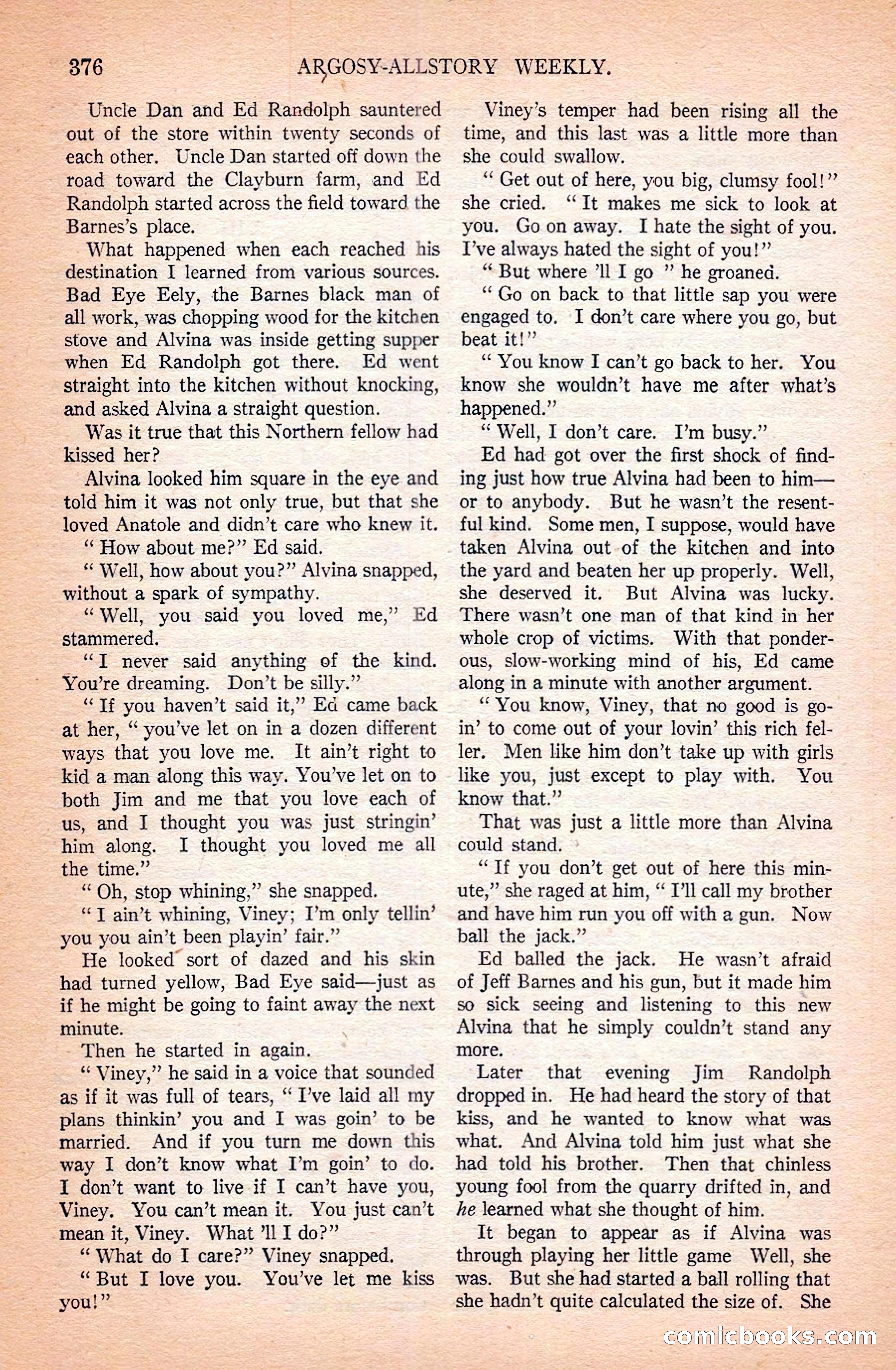 Argosy All-Story Weekly — page 66 of 172
