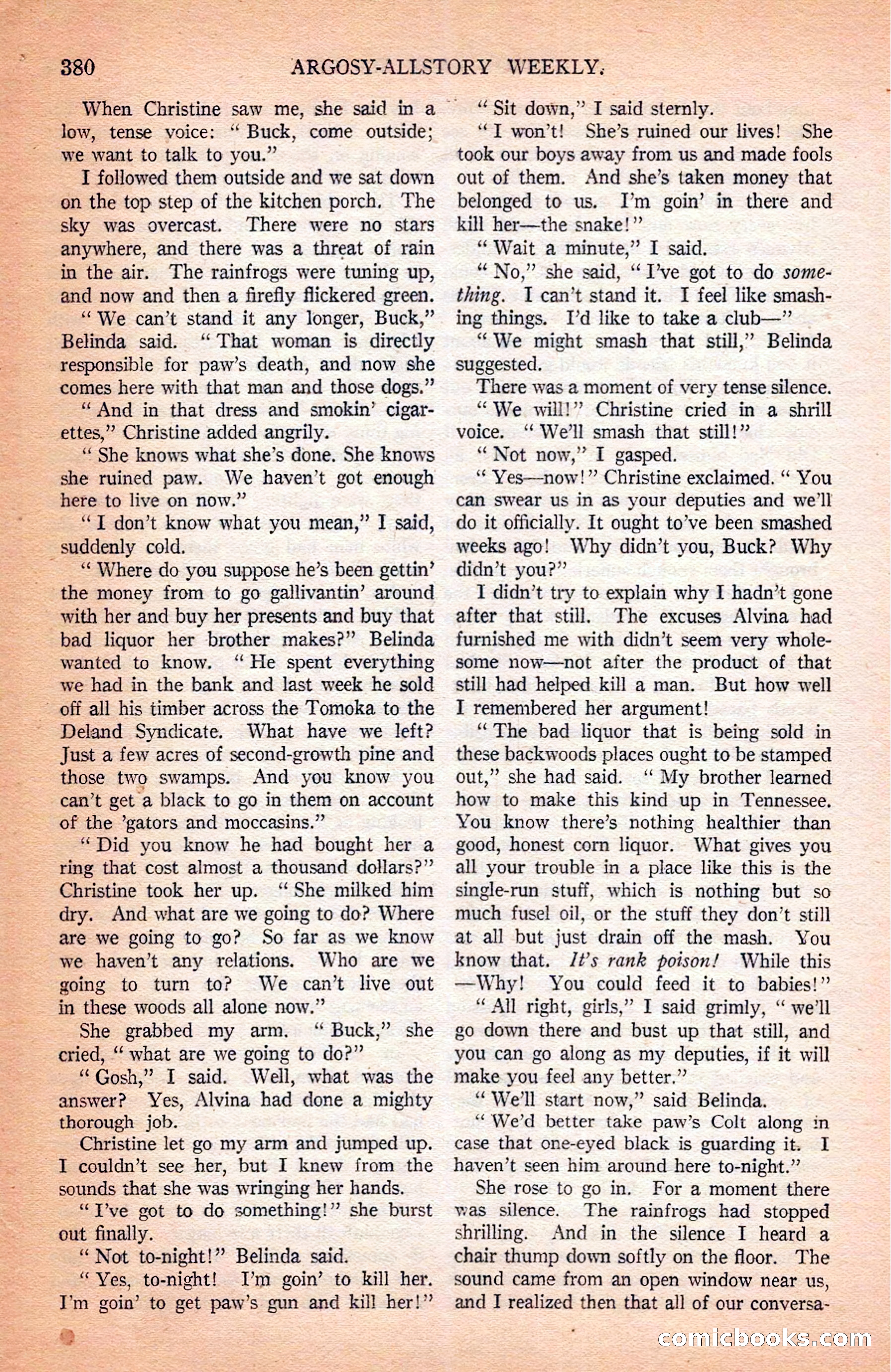 Argosy All-Story Weekly — page 70 of 172