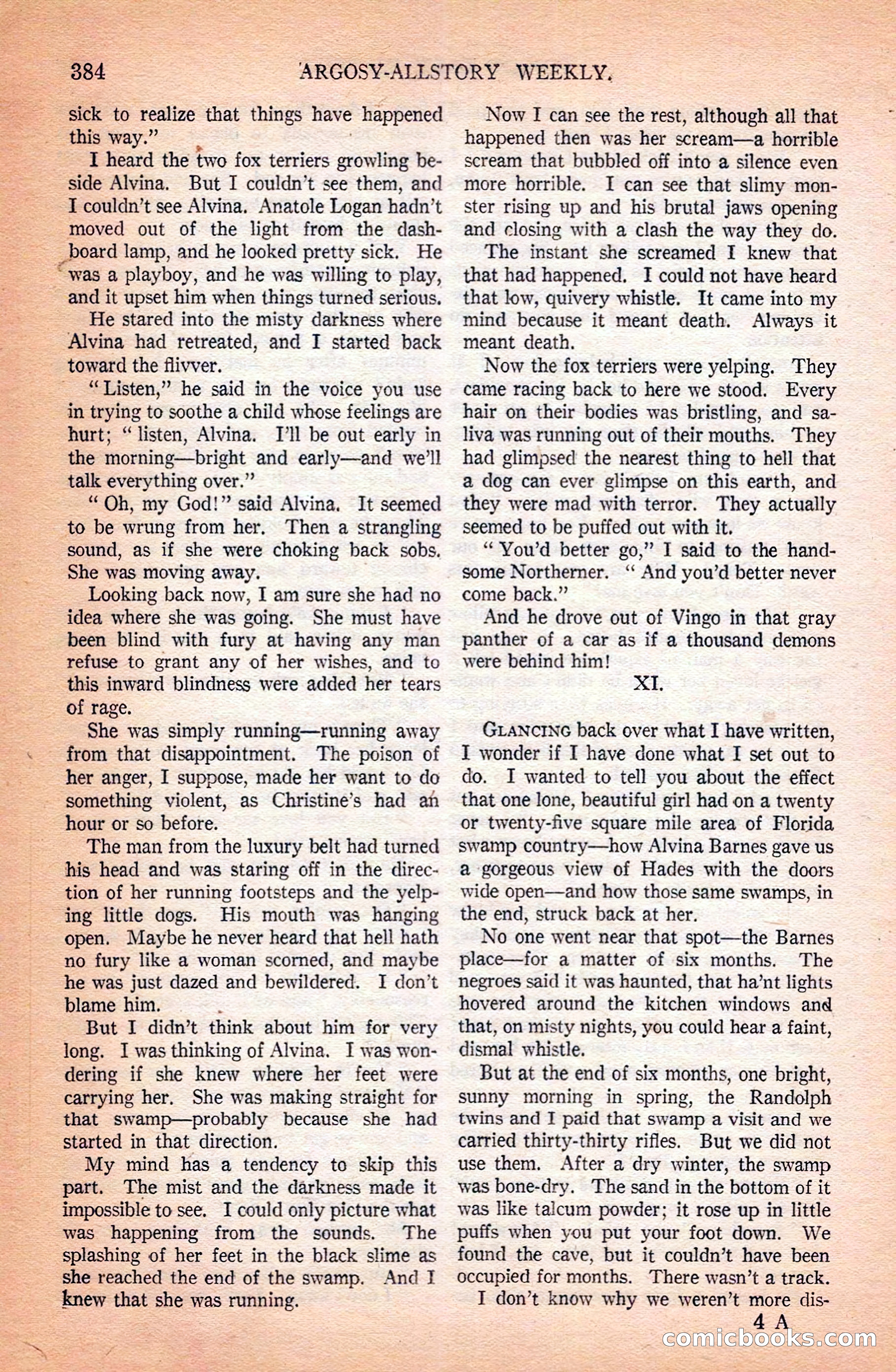 Argosy All-Story Weekly — page 74 of 172