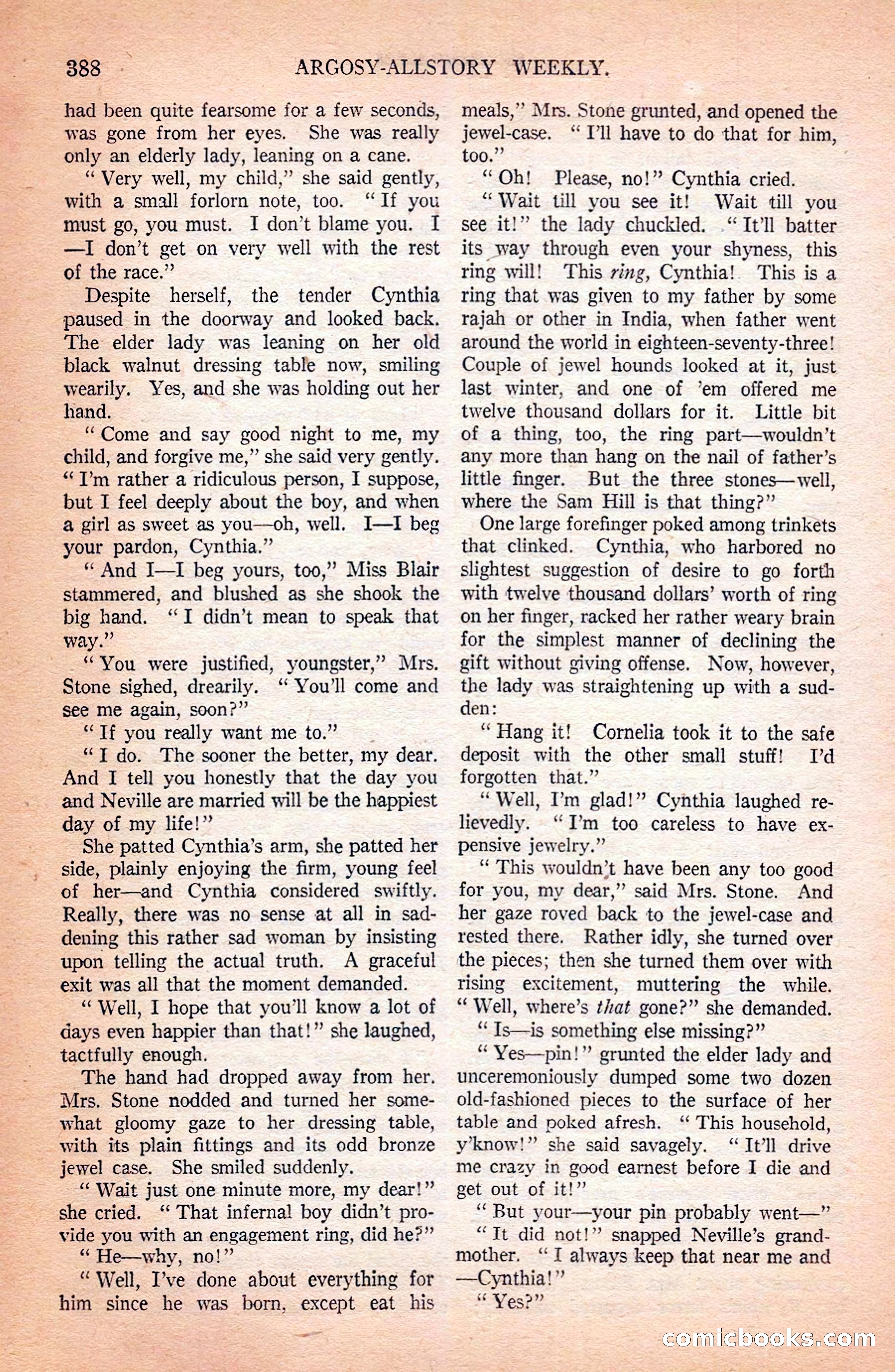 Argosy All-Story Weekly — page 78 of 172