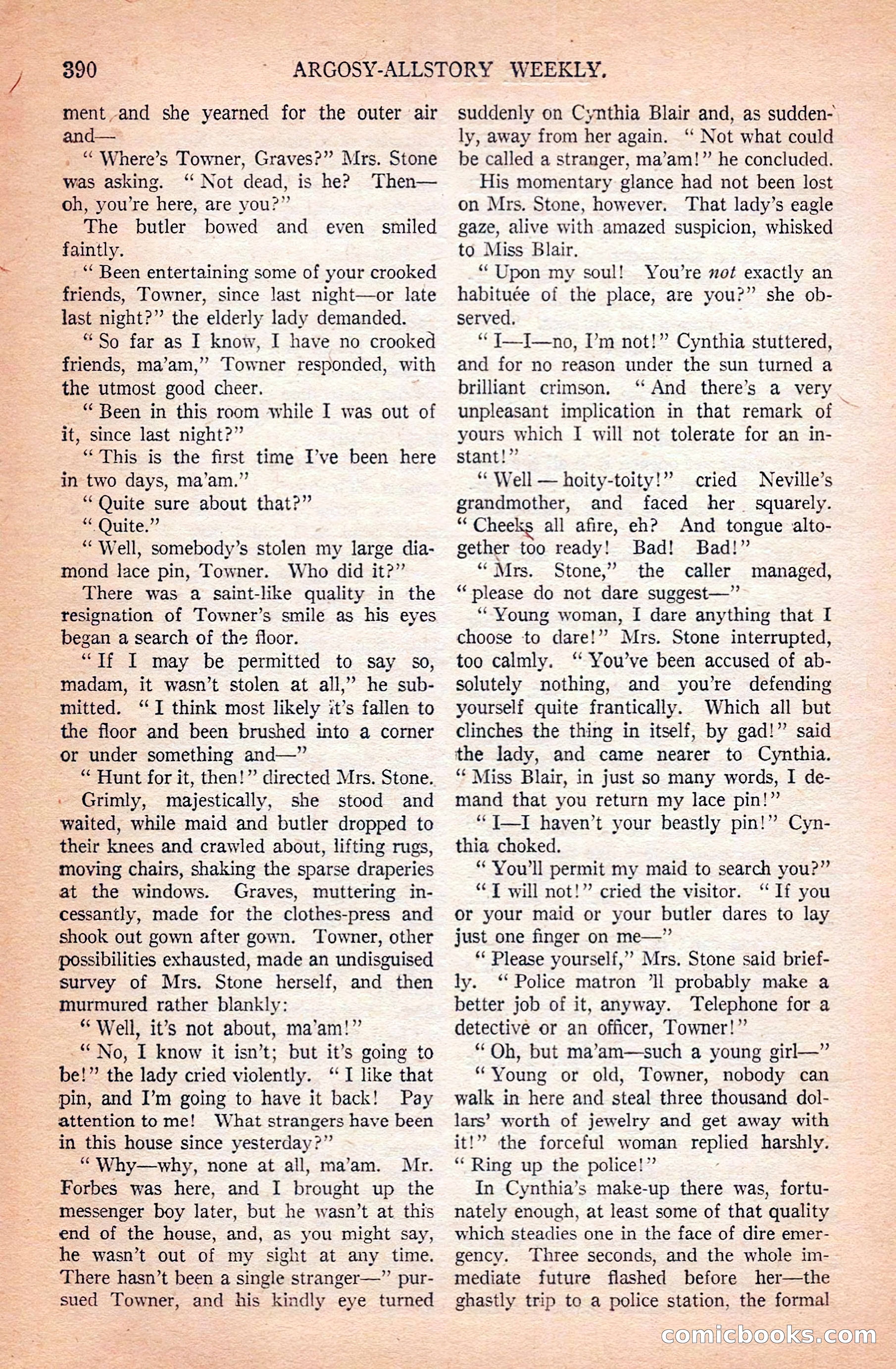 Argosy All-Story Weekly — page 80 of 172