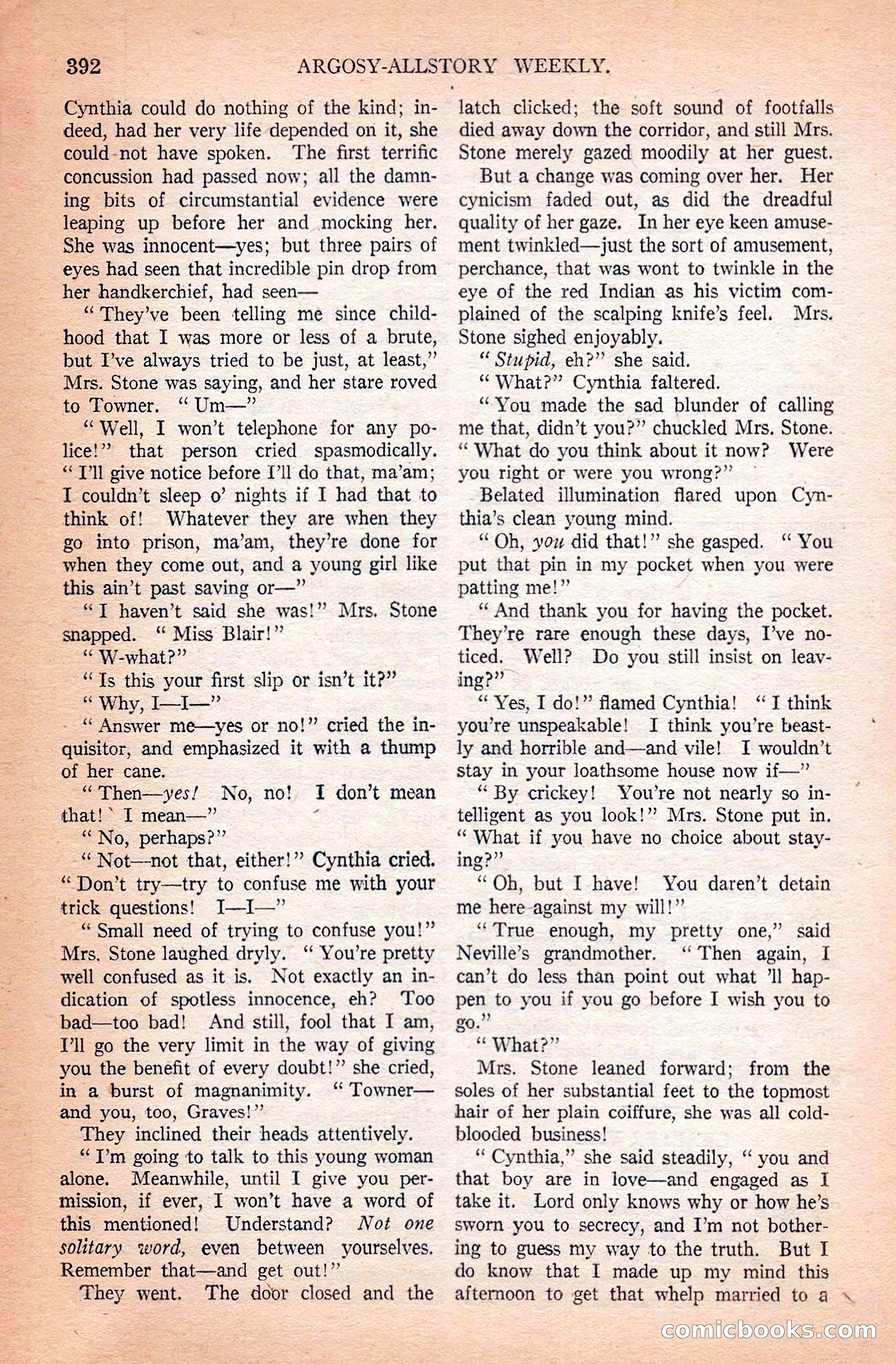 Argosy All-Story Weekly — page 82 of 172