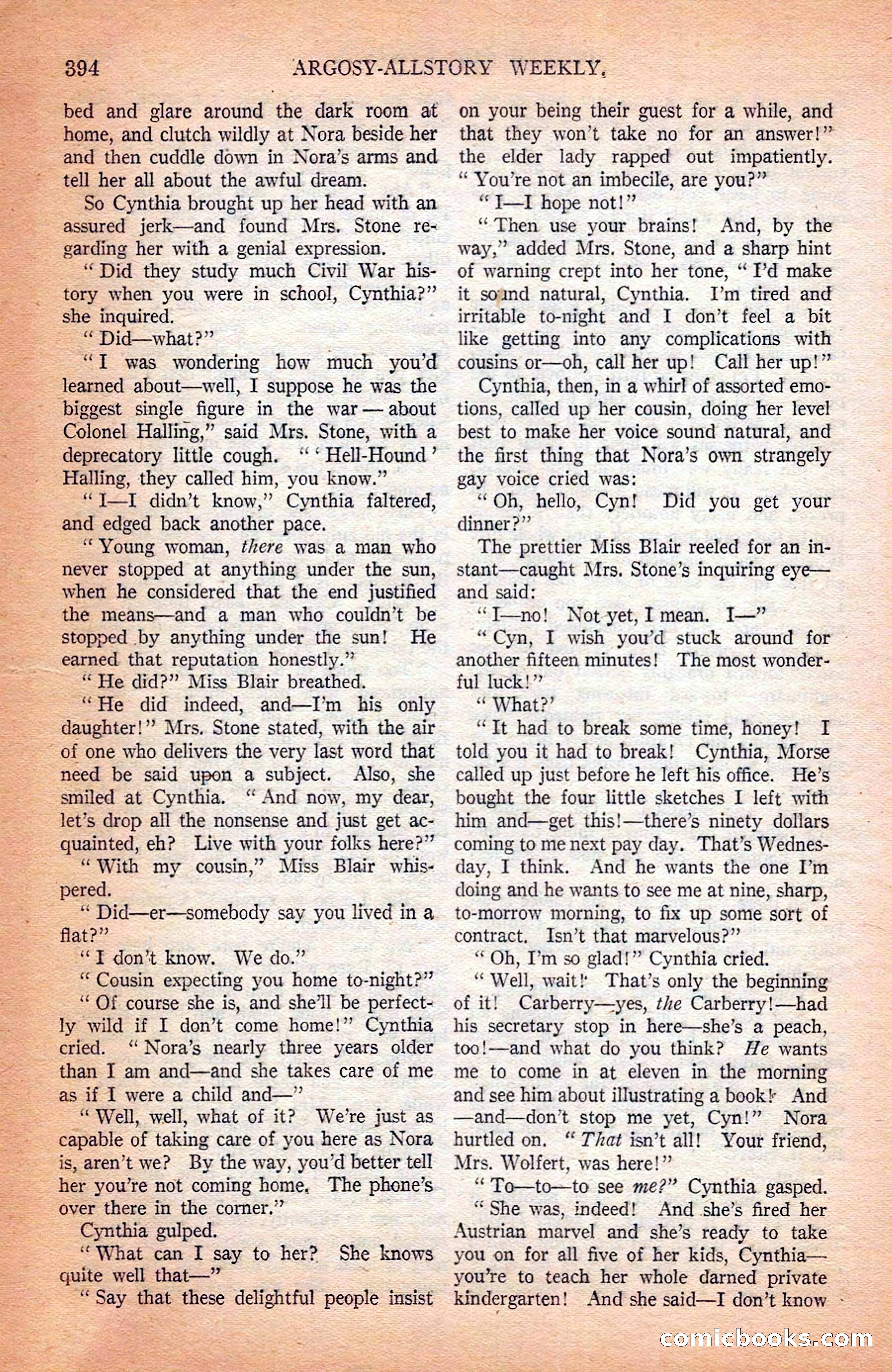 Argosy All-Story Weekly — page 84 of 172