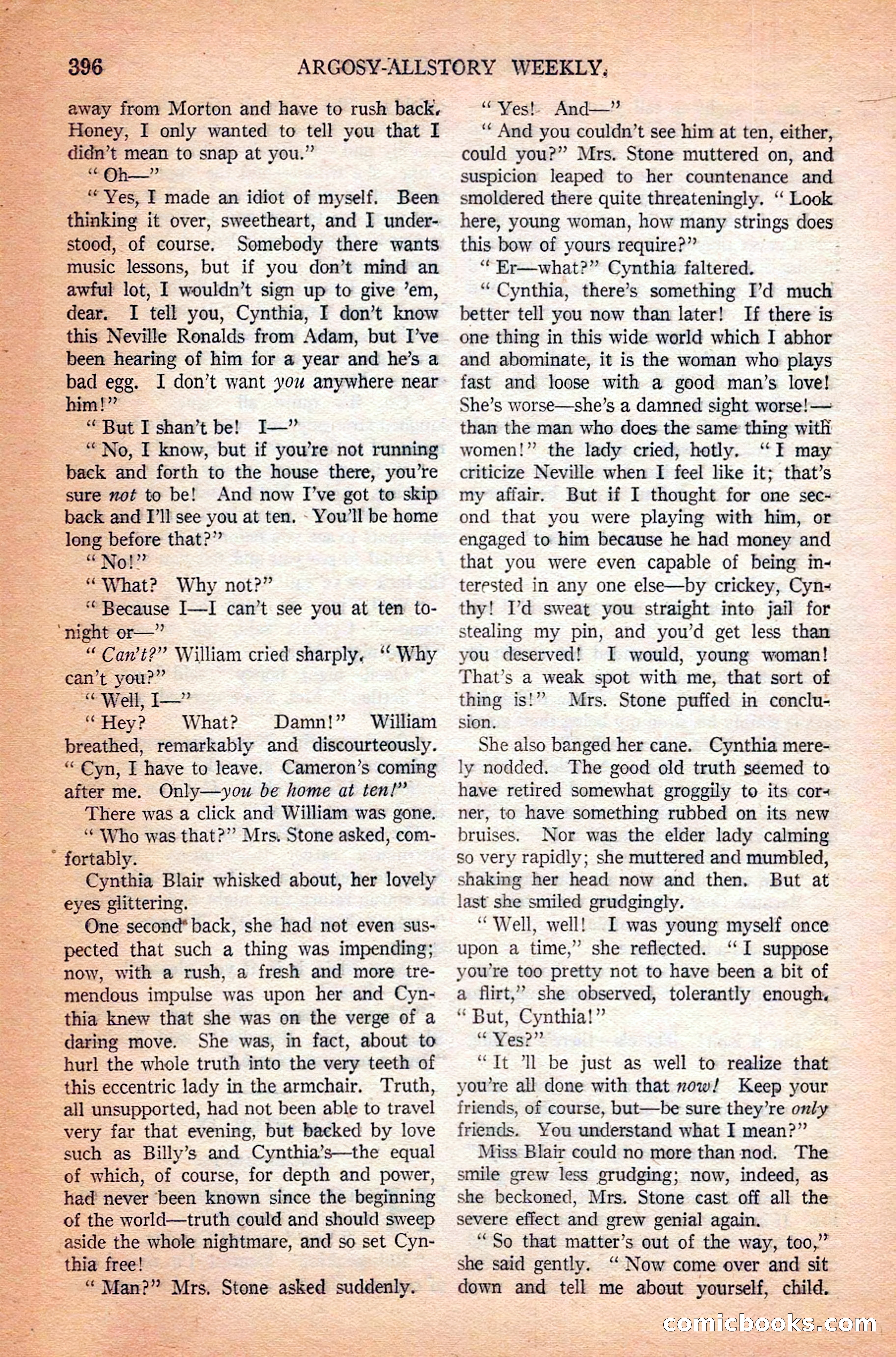 Argosy All-Story Weekly — page 86 of 172