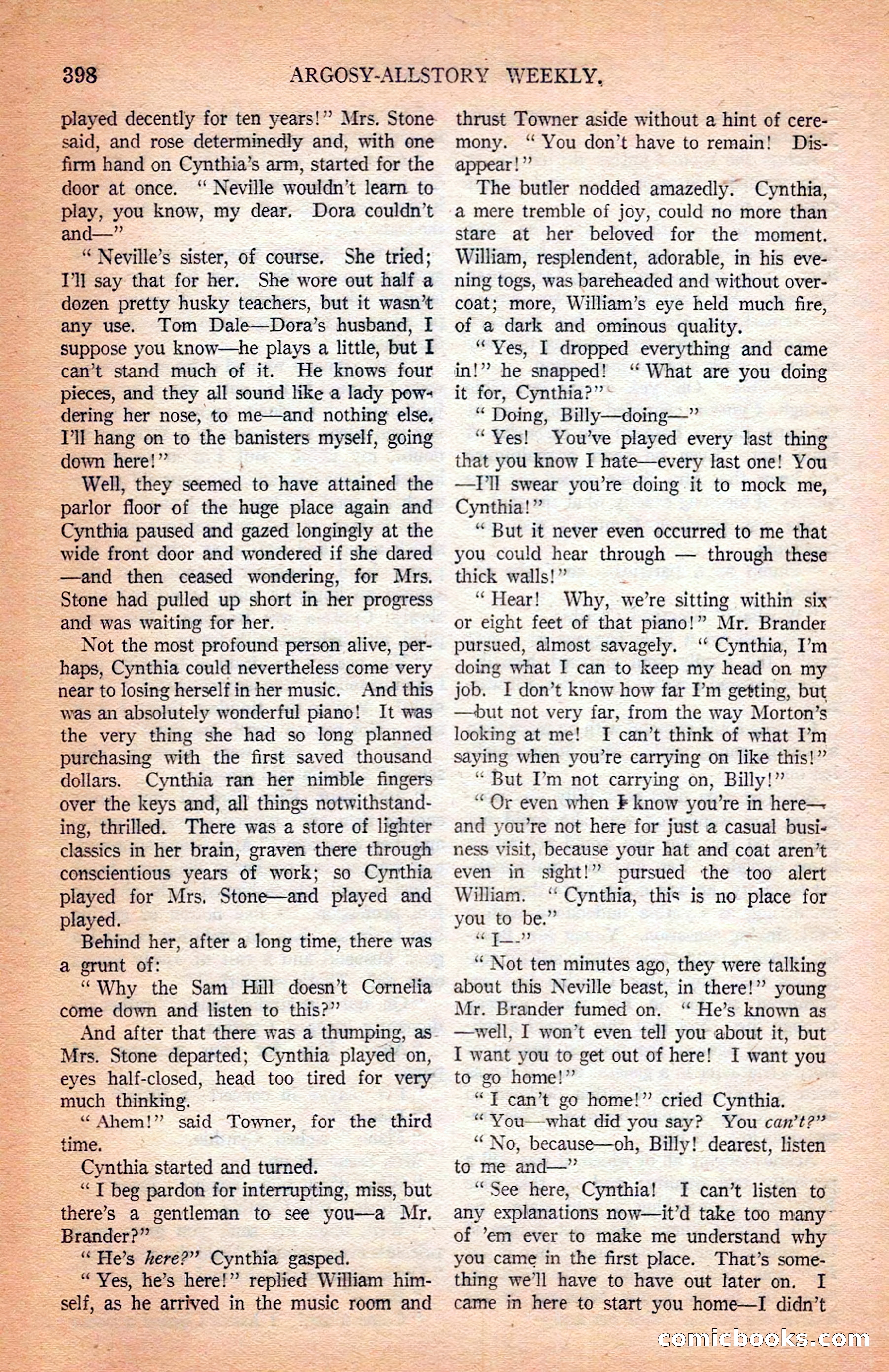 Argosy All-Story Weekly — page 88 of 172