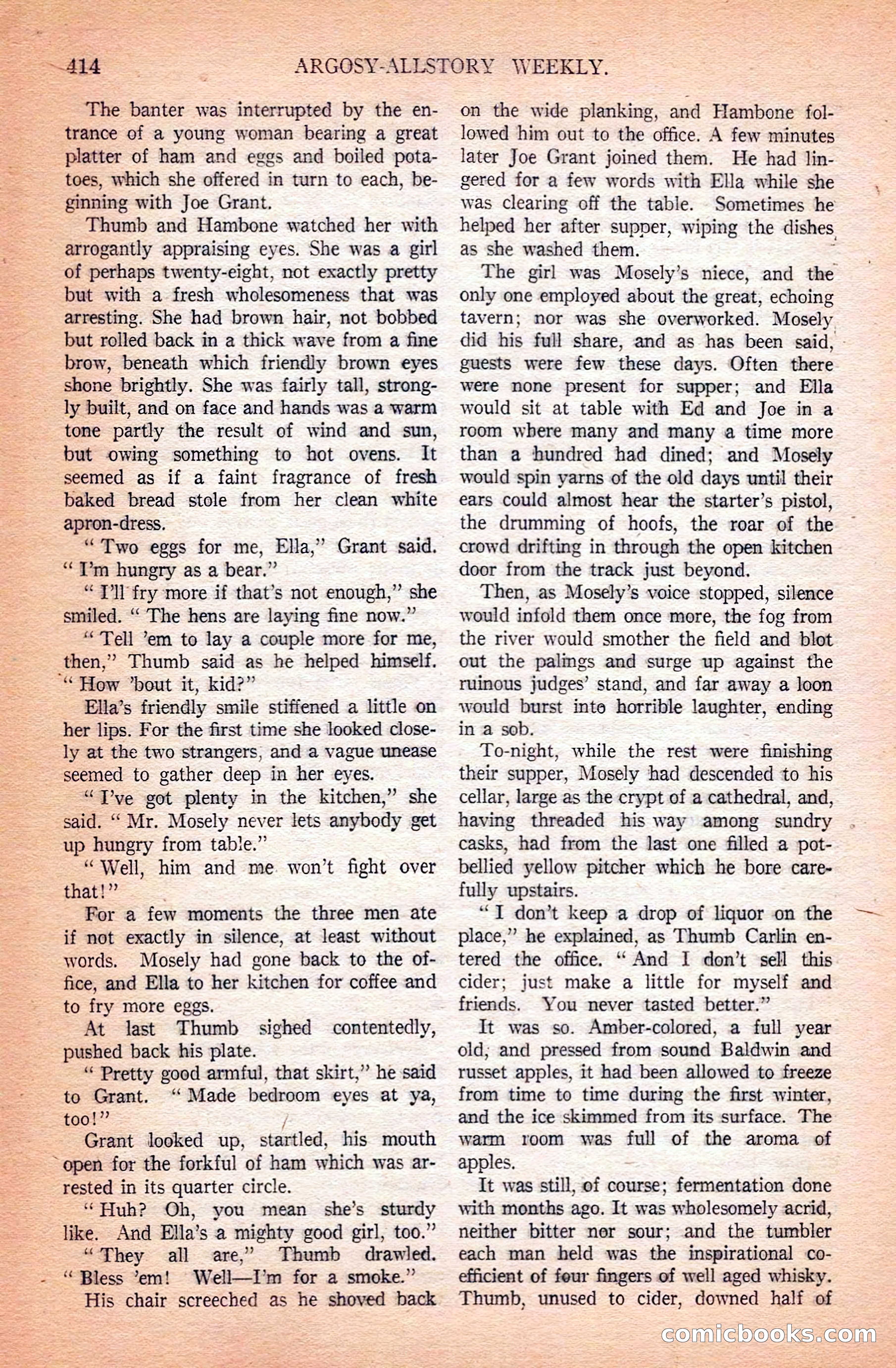 Argosy All-Story Weekly — page 104 of 172