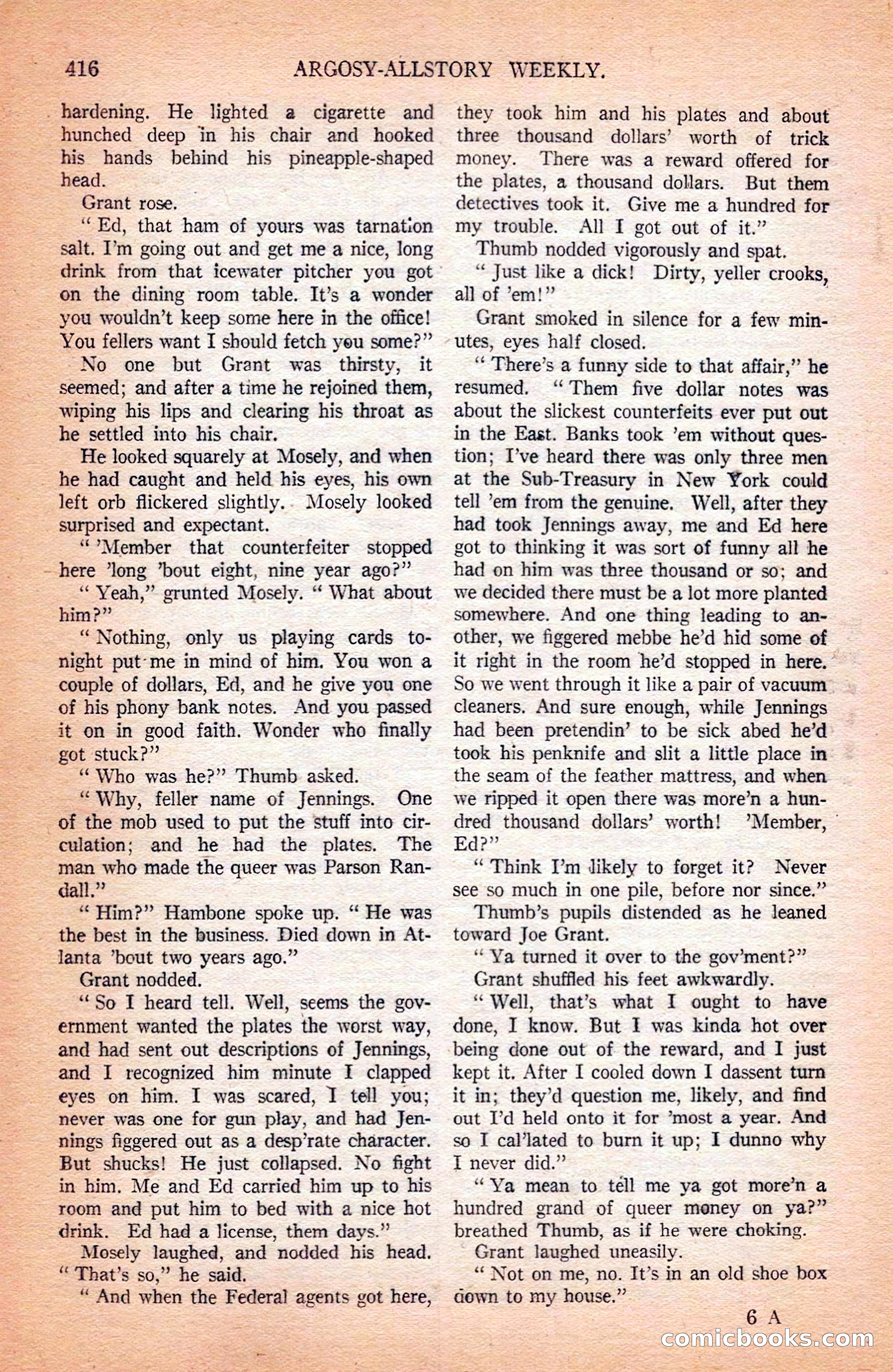 Argosy All-Story Weekly — page 106 of 172