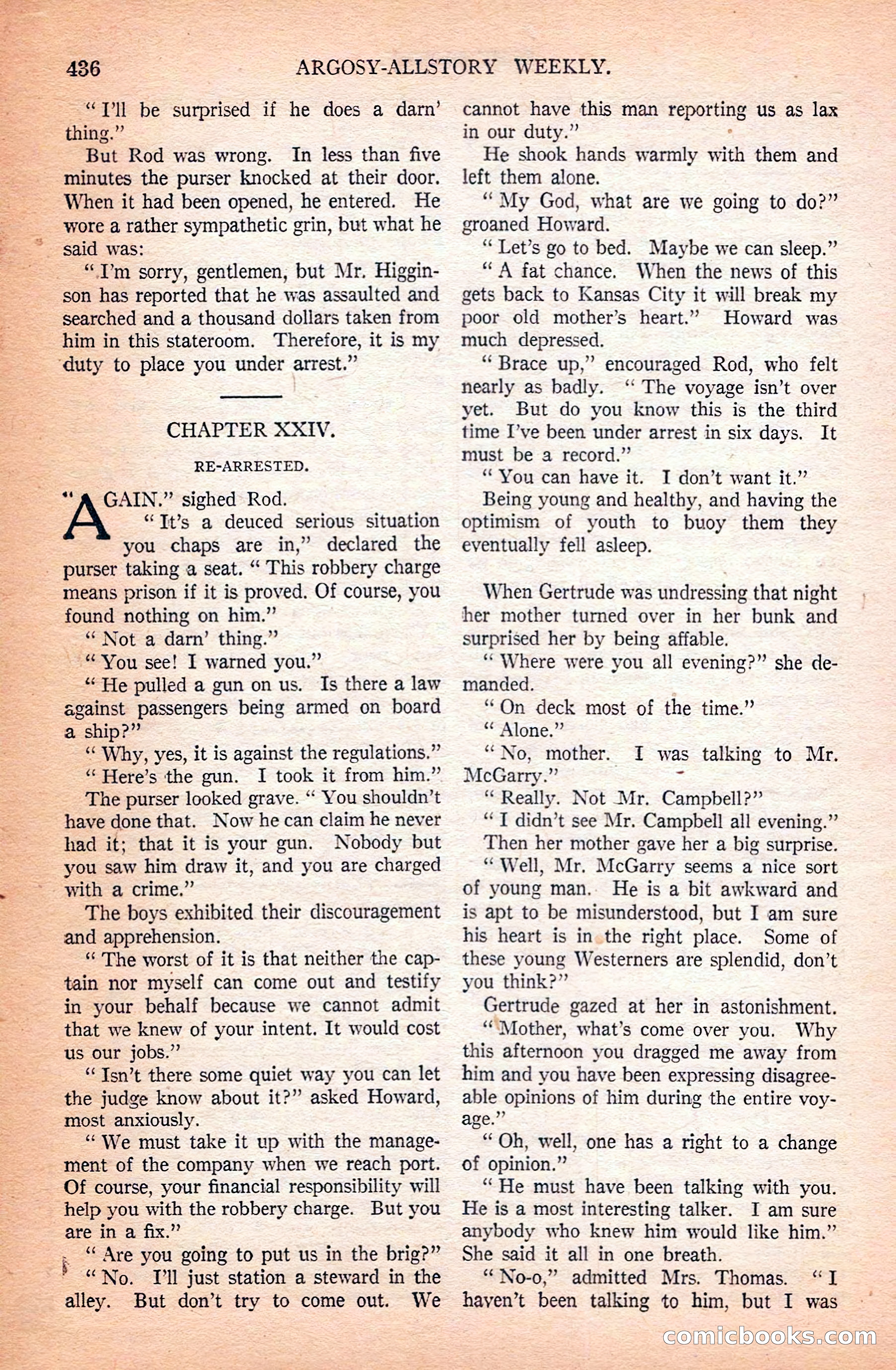 Argosy All-Story Weekly — page 126 of 172