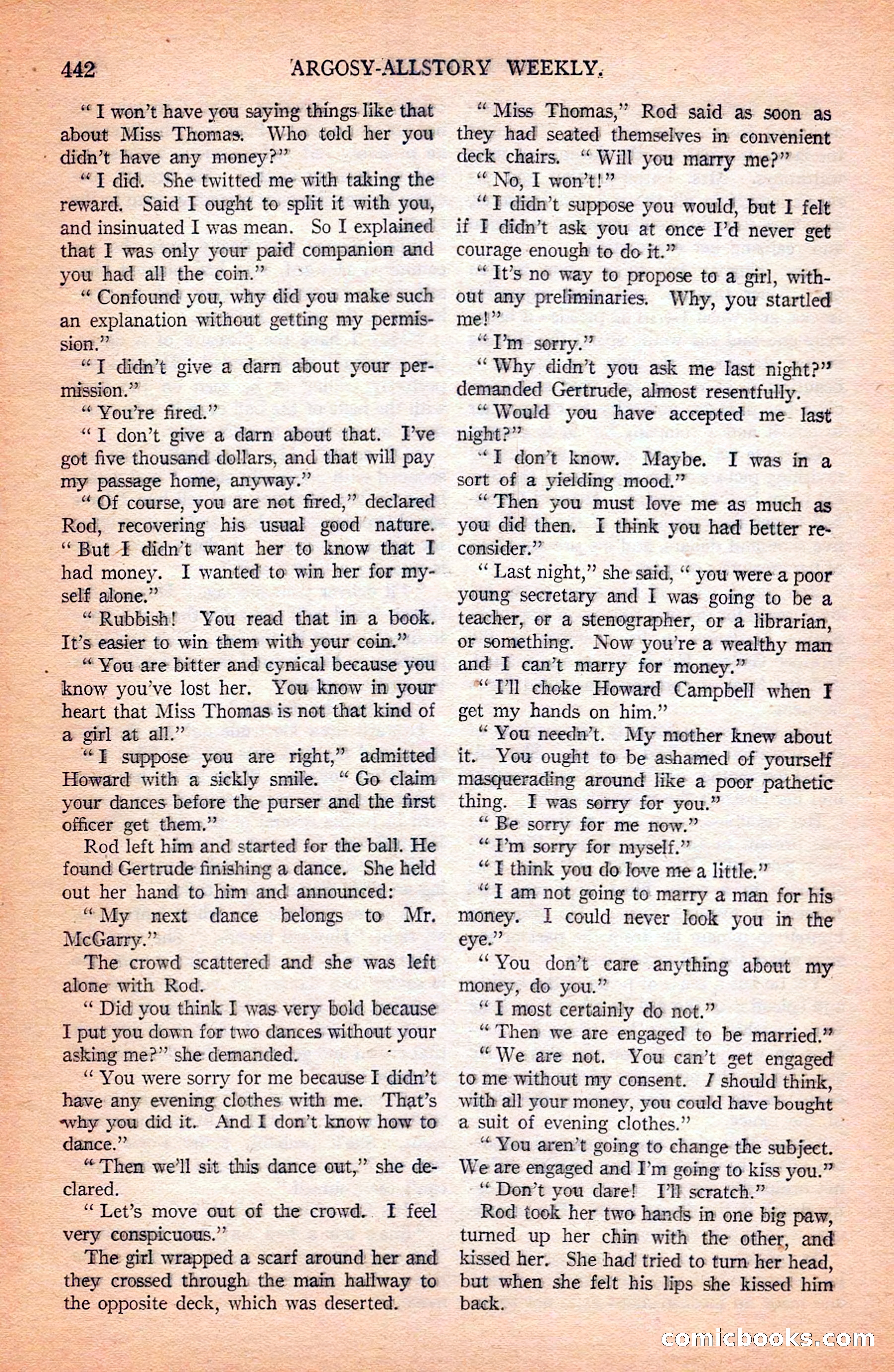 Argosy All-Story Weekly — page 132 of 172
