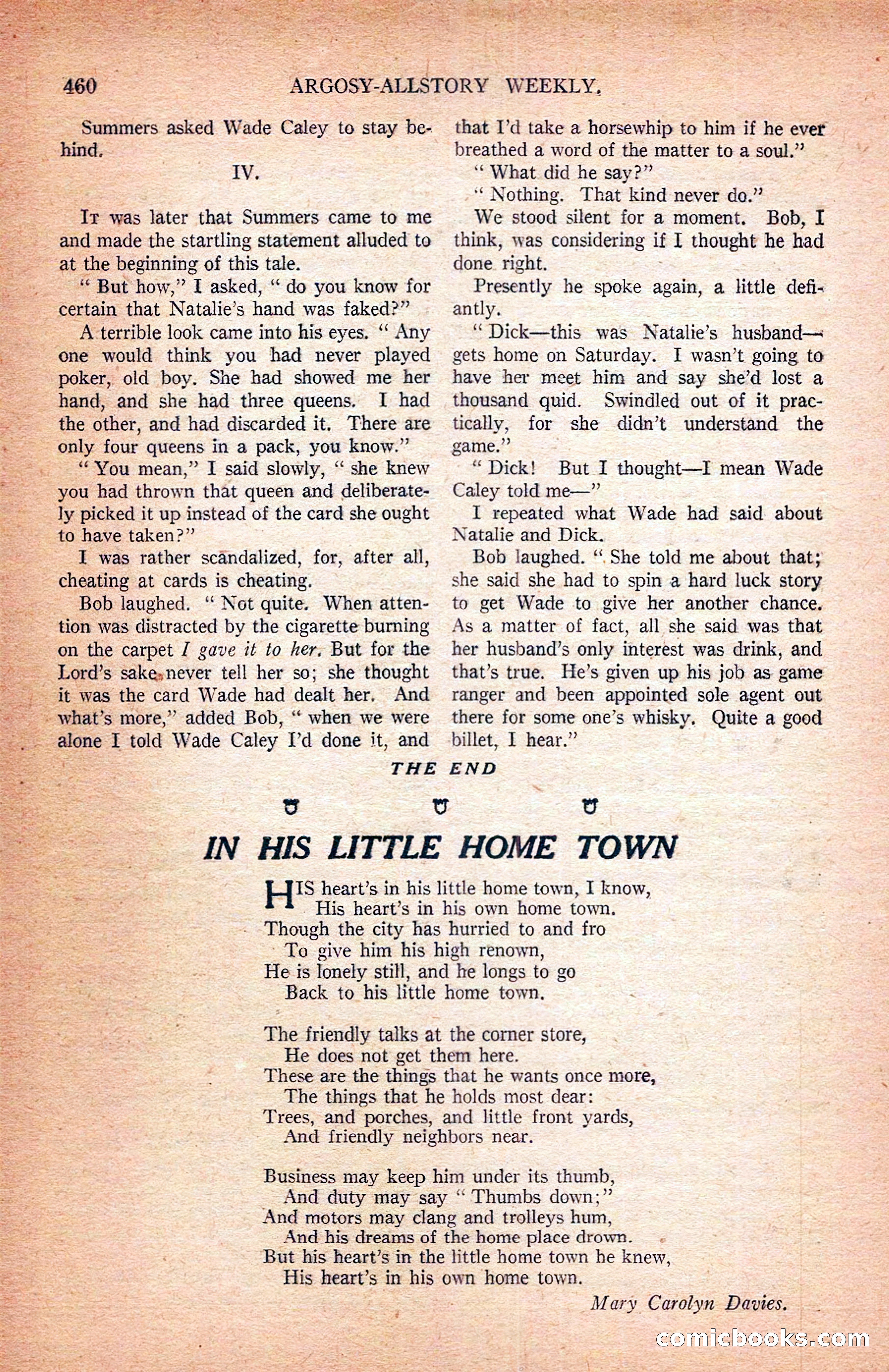 Argosy All-Story Weekly — page 150 of 172