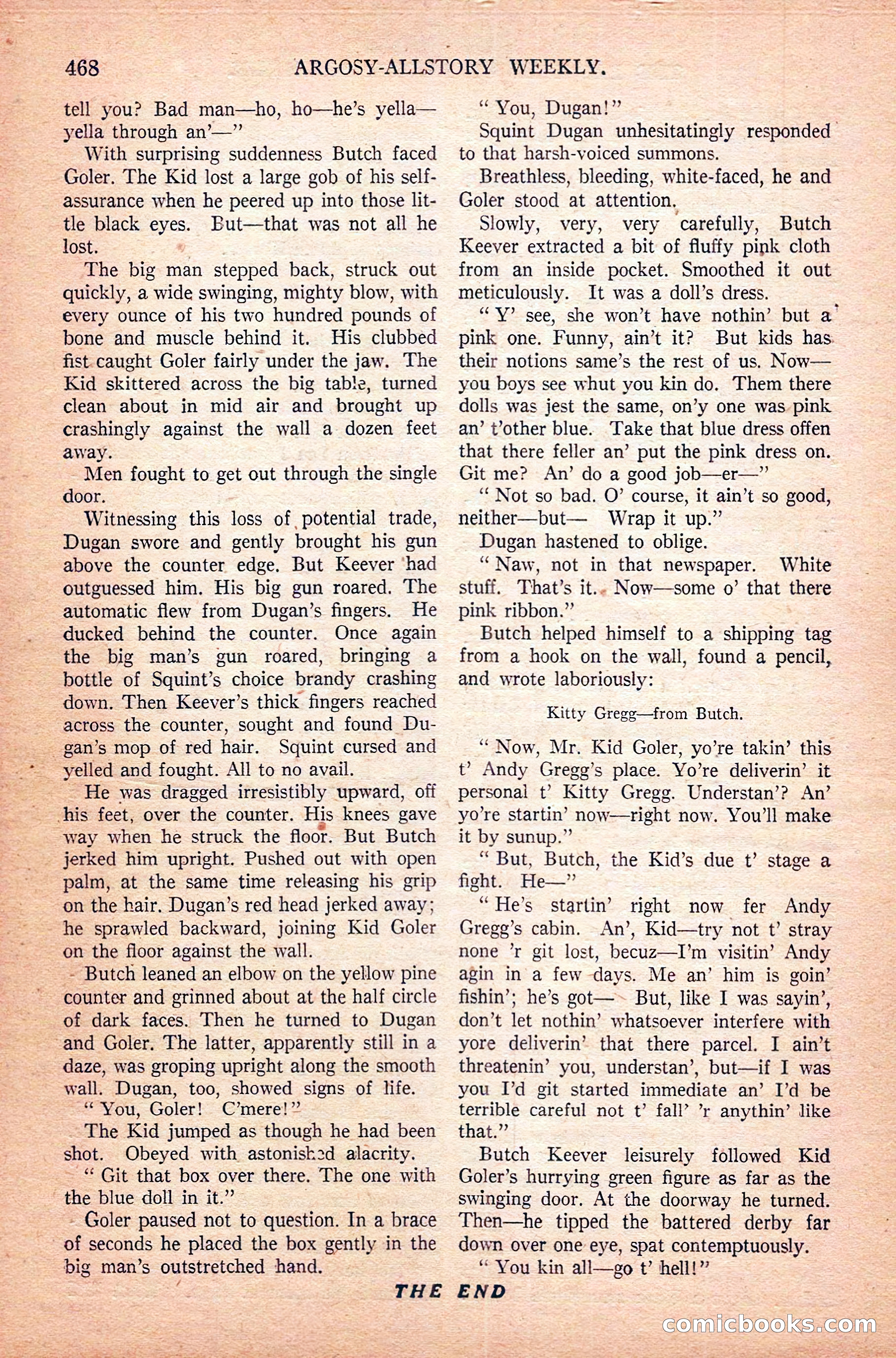 Argosy All-Story Weekly — page 158 of 172