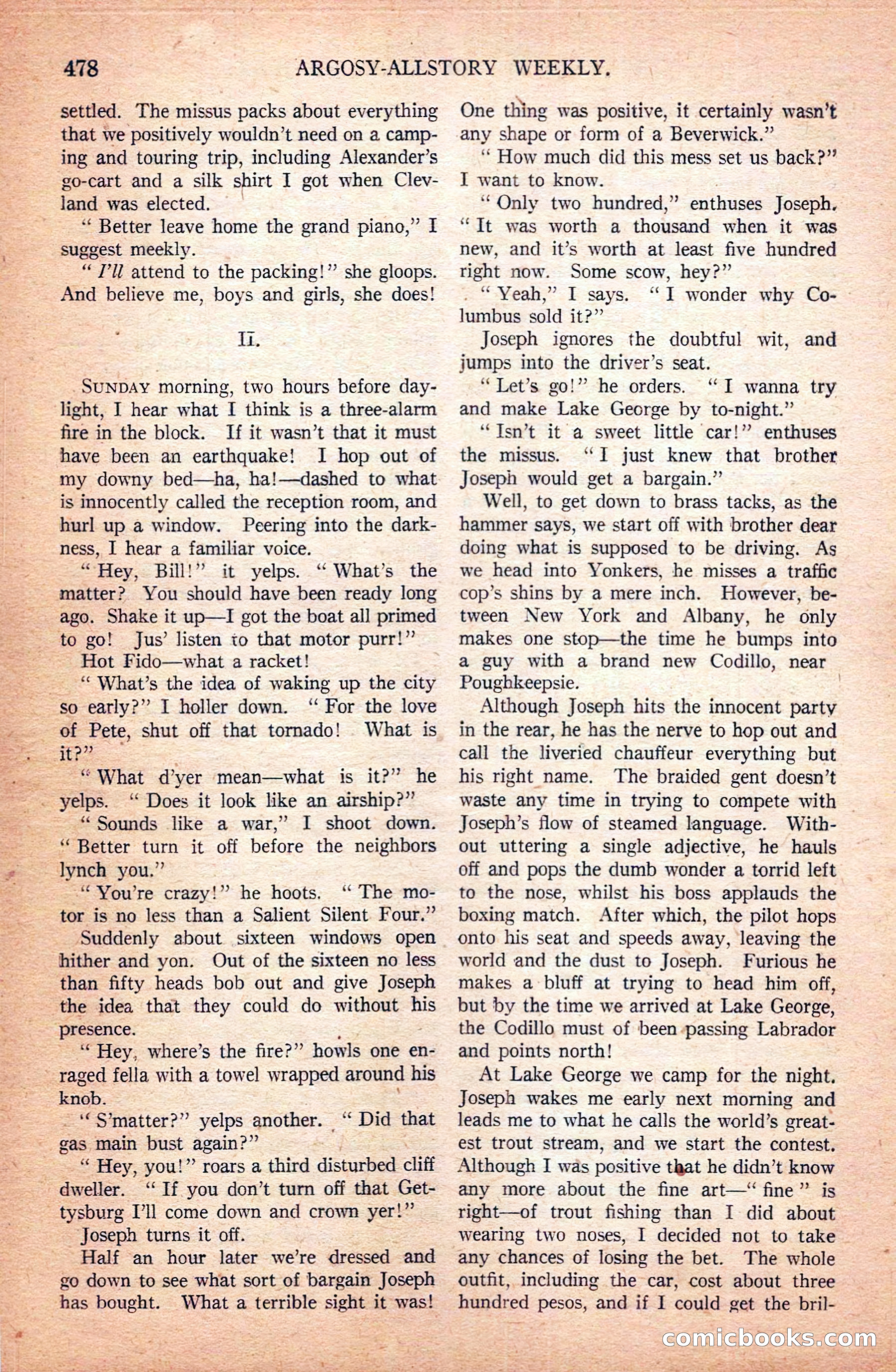 Argosy All-Story Weekly — page 168 of 172