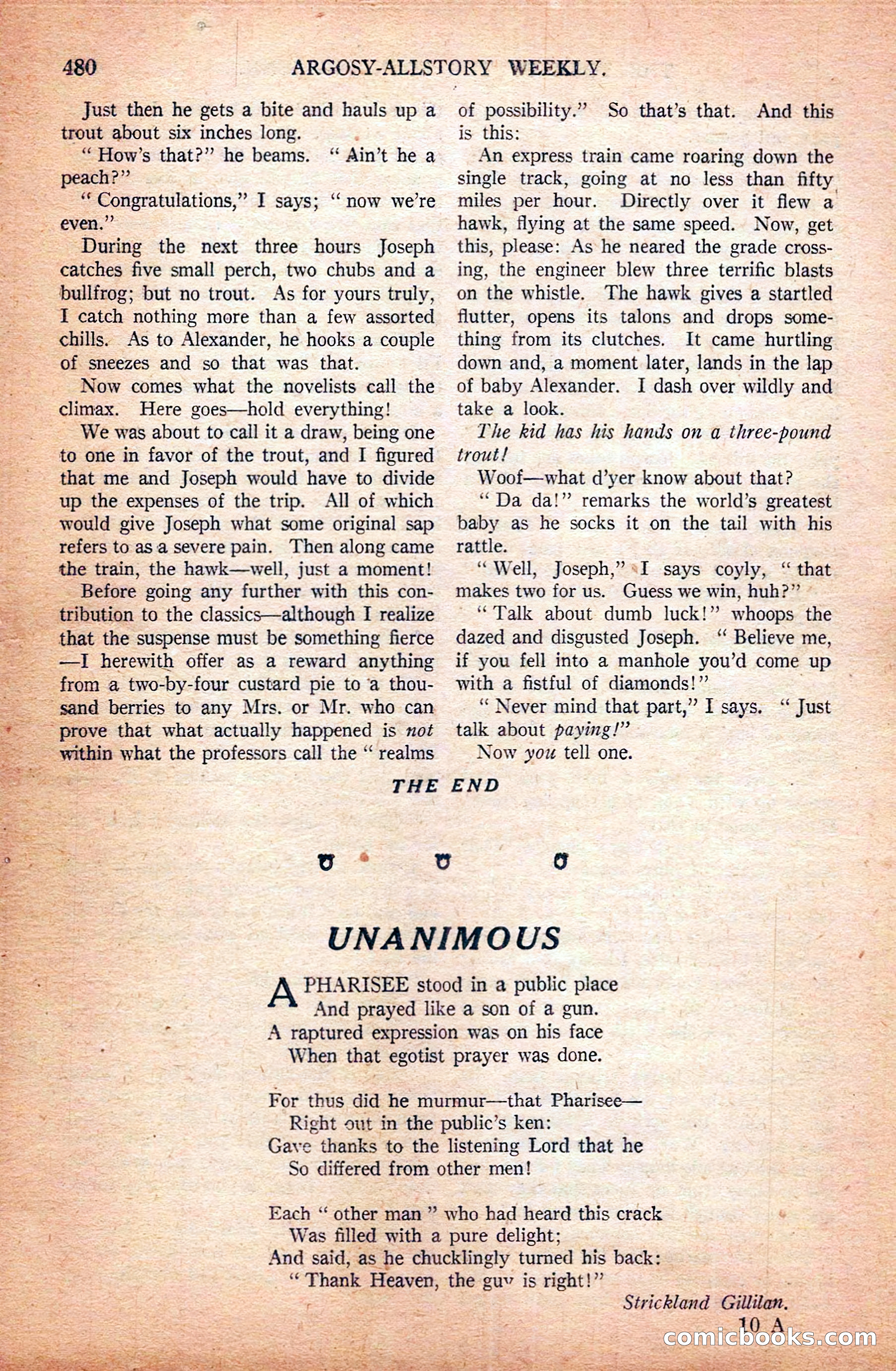 Argosy All-Story Weekly — page 170 of 172