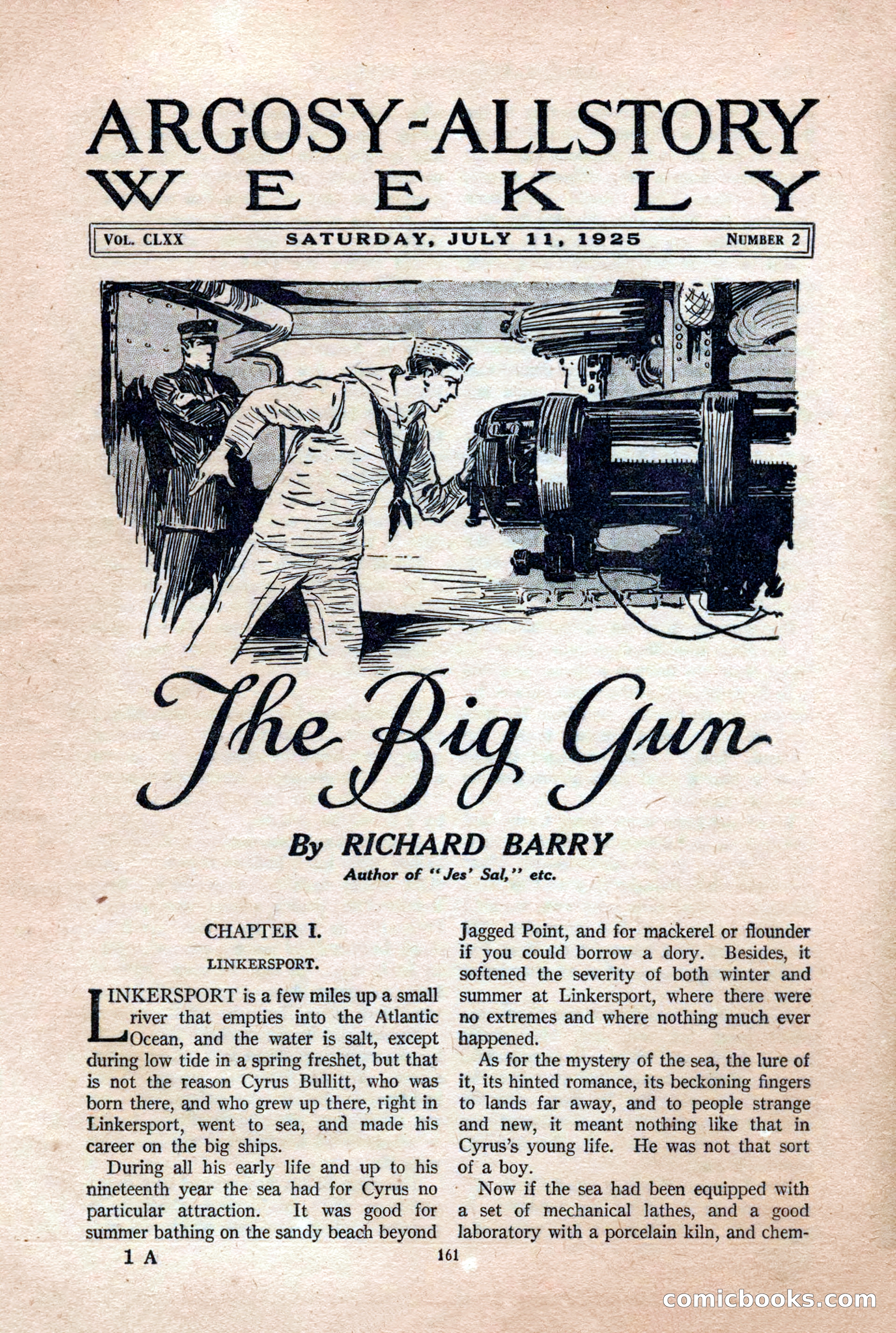 Argosy All-Story Weekly, July 11, 1925 — page 7 of 168
