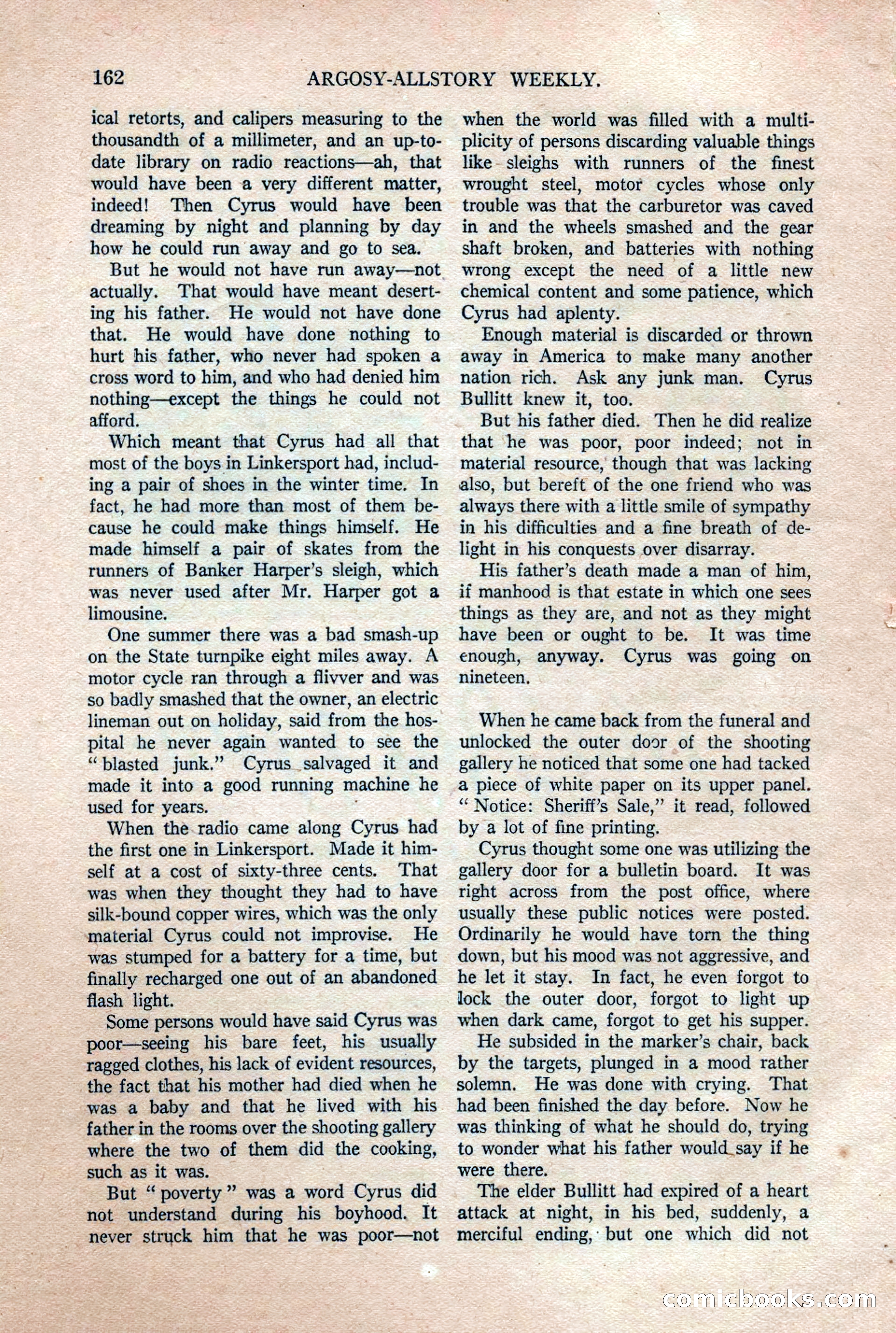 Argosy All-Story Weekly, July 11, 1925 — page 8 of 168
