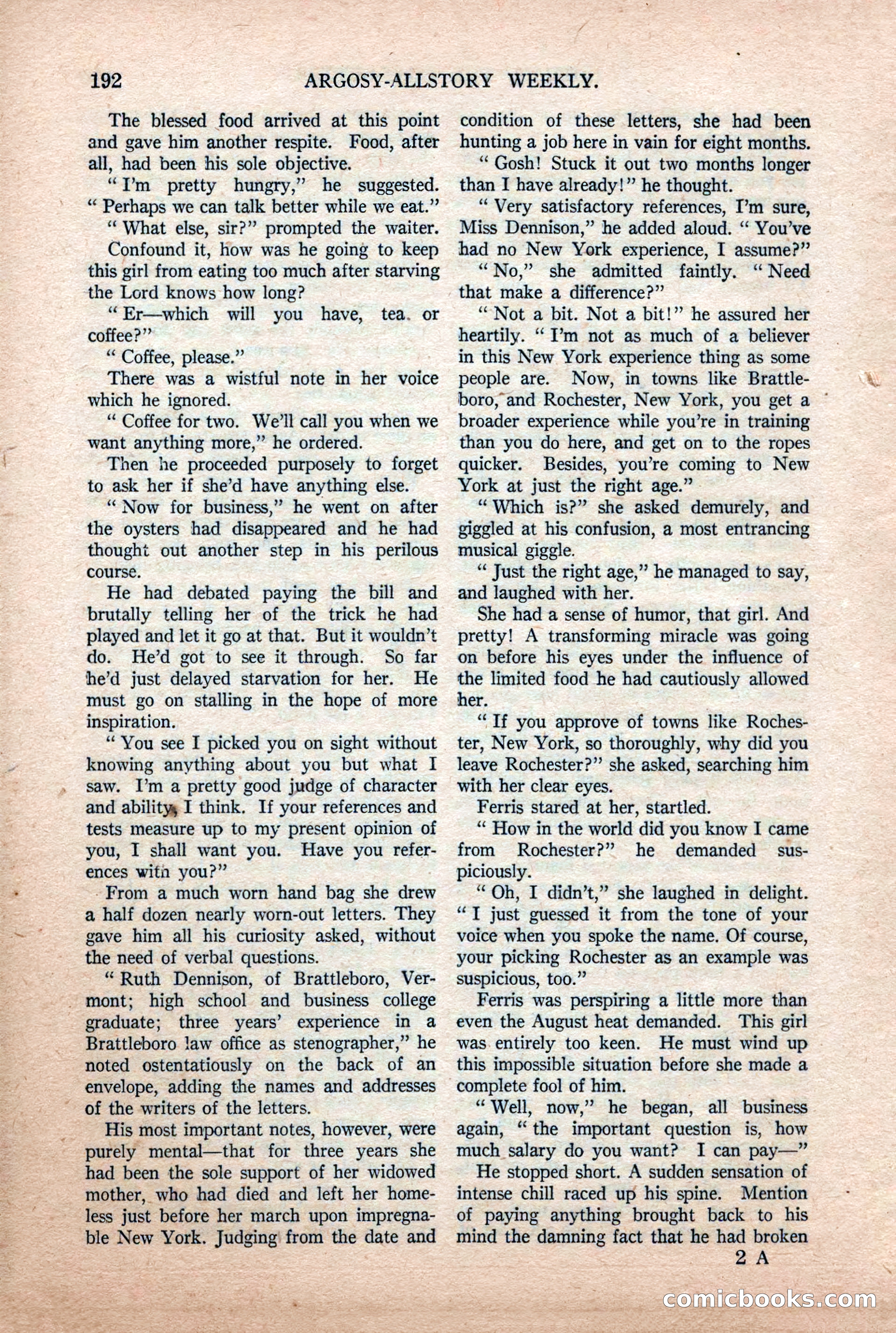 Argosy All-Story Weekly, July 11, 1925 — page 38 of 168