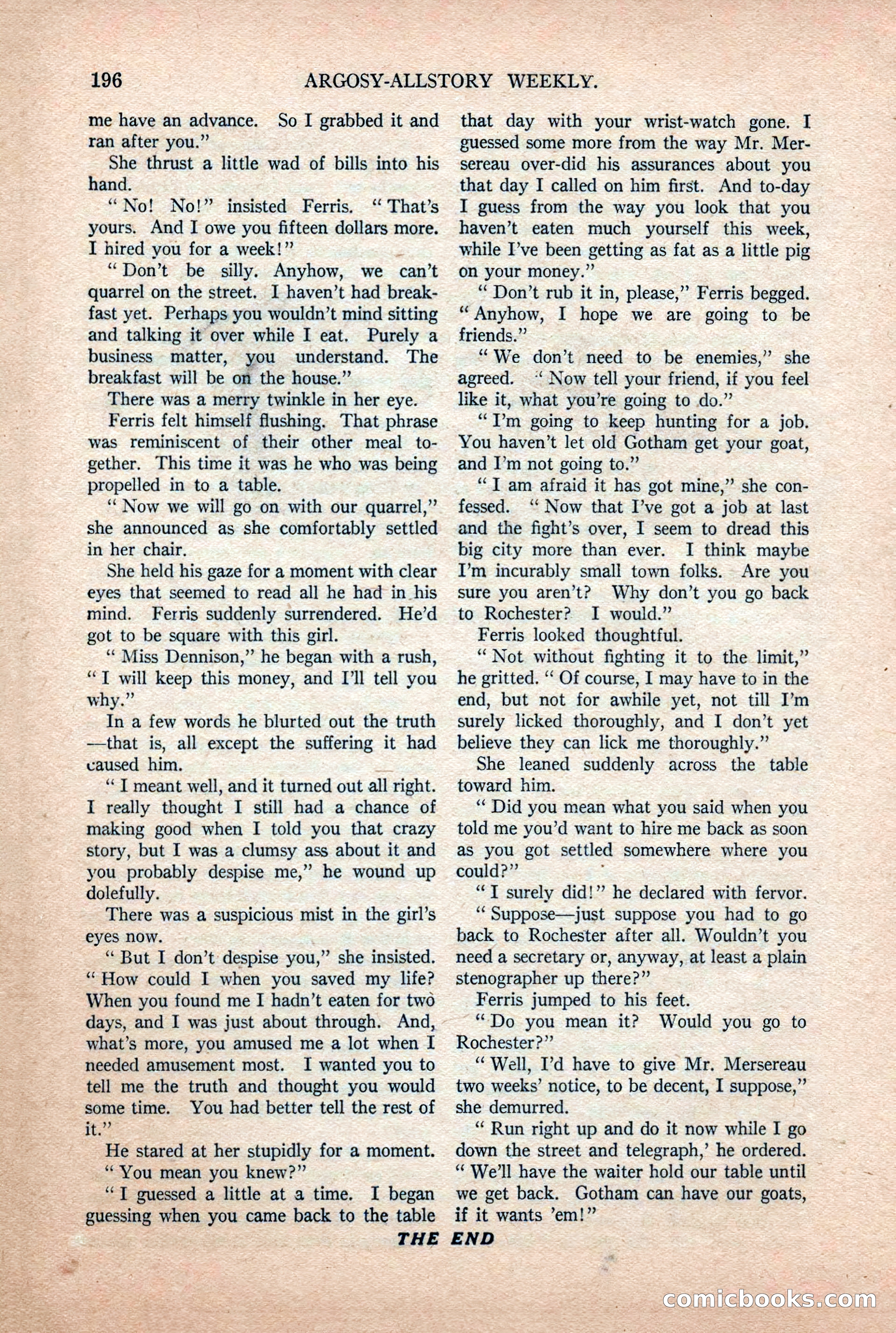 Argosy All-Story Weekly, July 11, 1925 — page 42 of 168