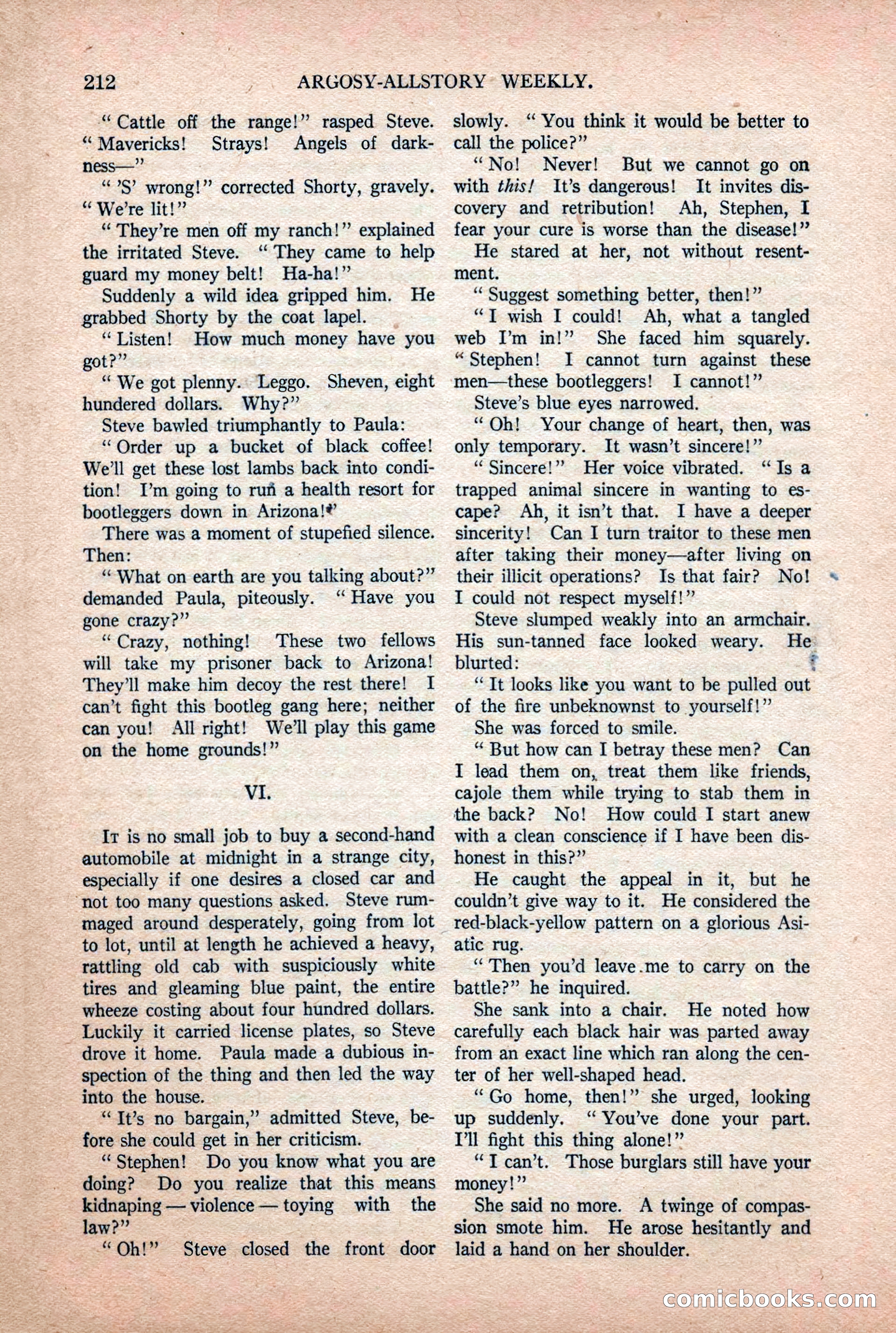 Argosy All-Story Weekly, July 11, 1925 — page 58 of 168