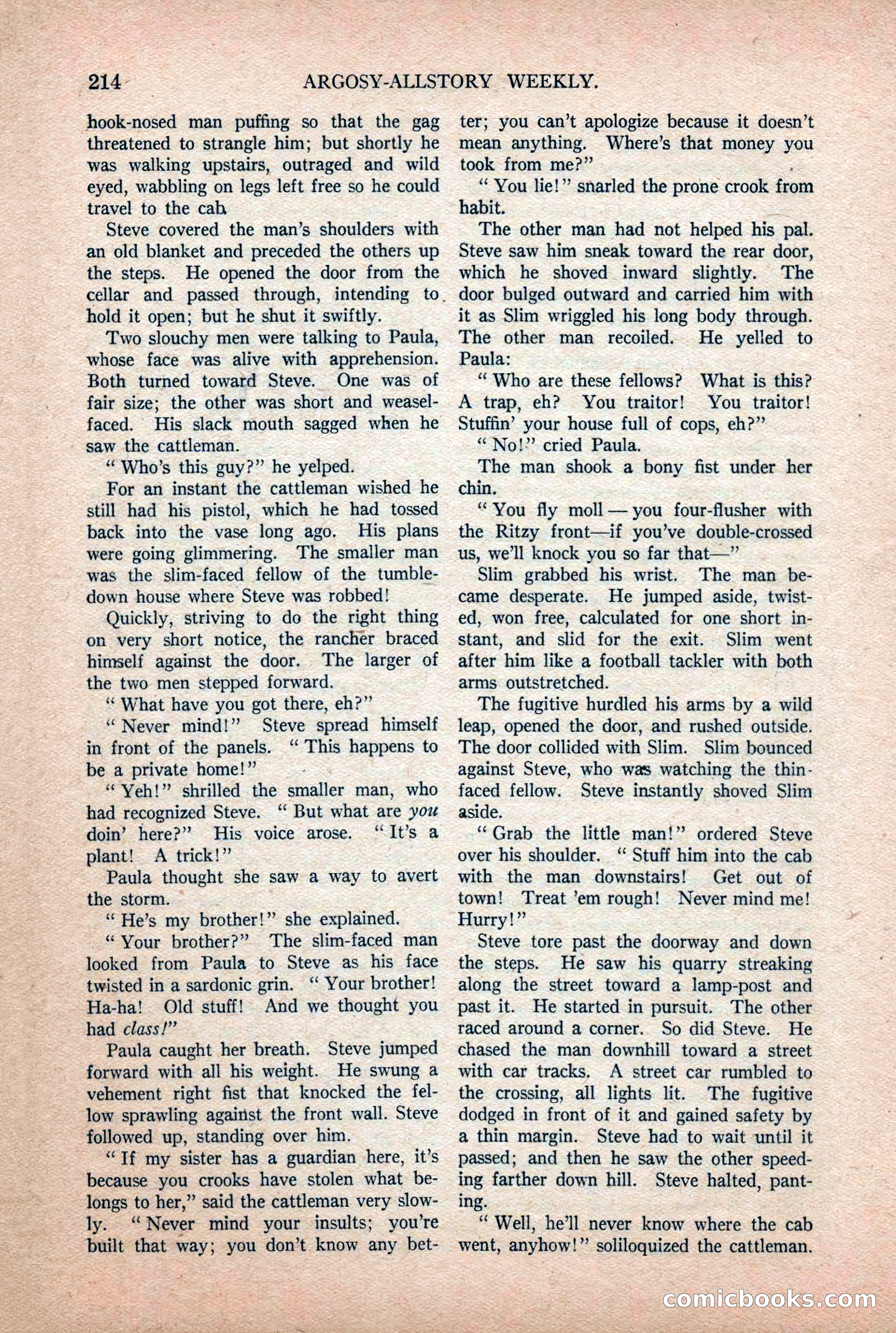 Argosy All-Story Weekly, July 11, 1925 — page 60 of 168