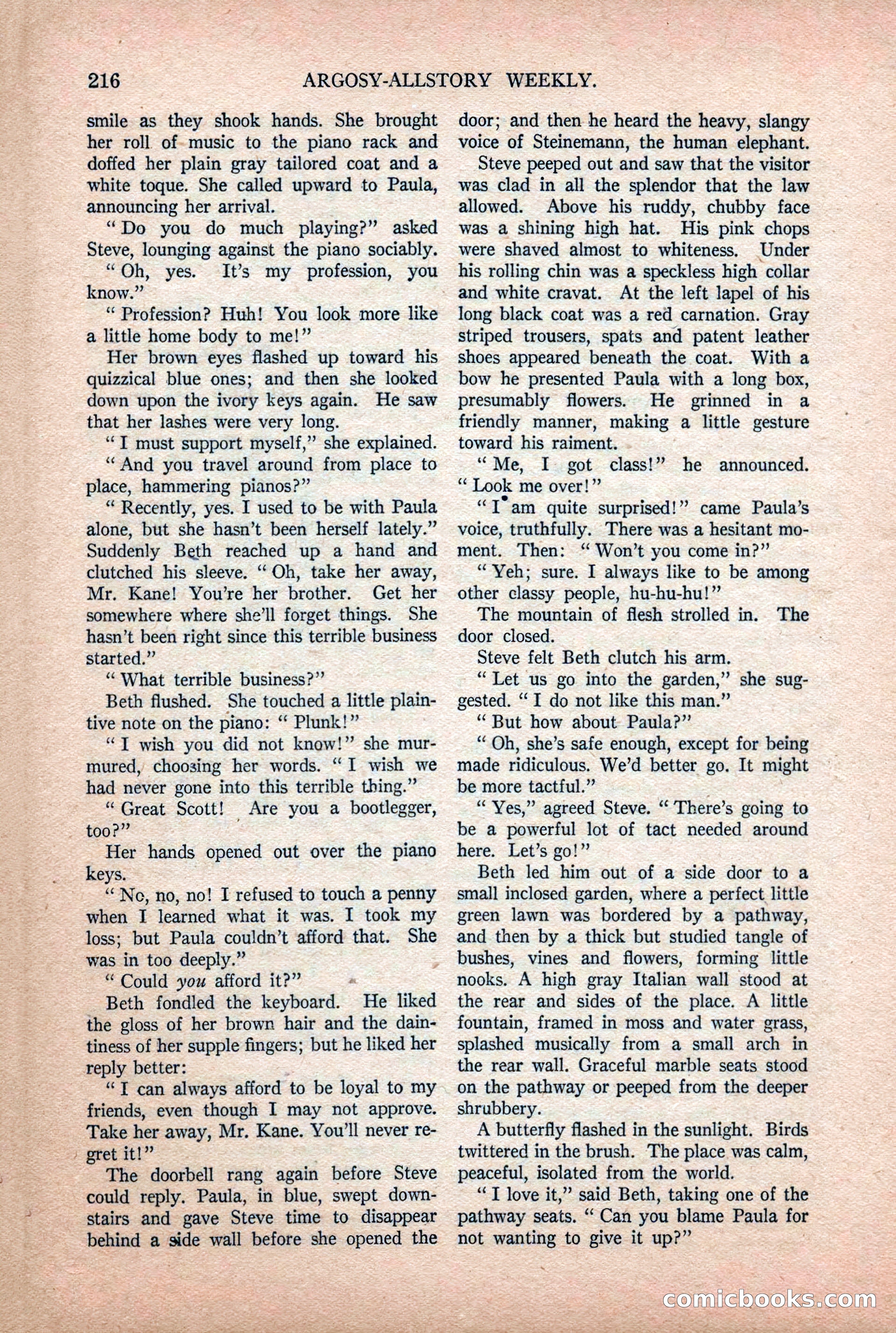 Argosy All-Story Weekly, July 11, 1925 — page 62 of 168