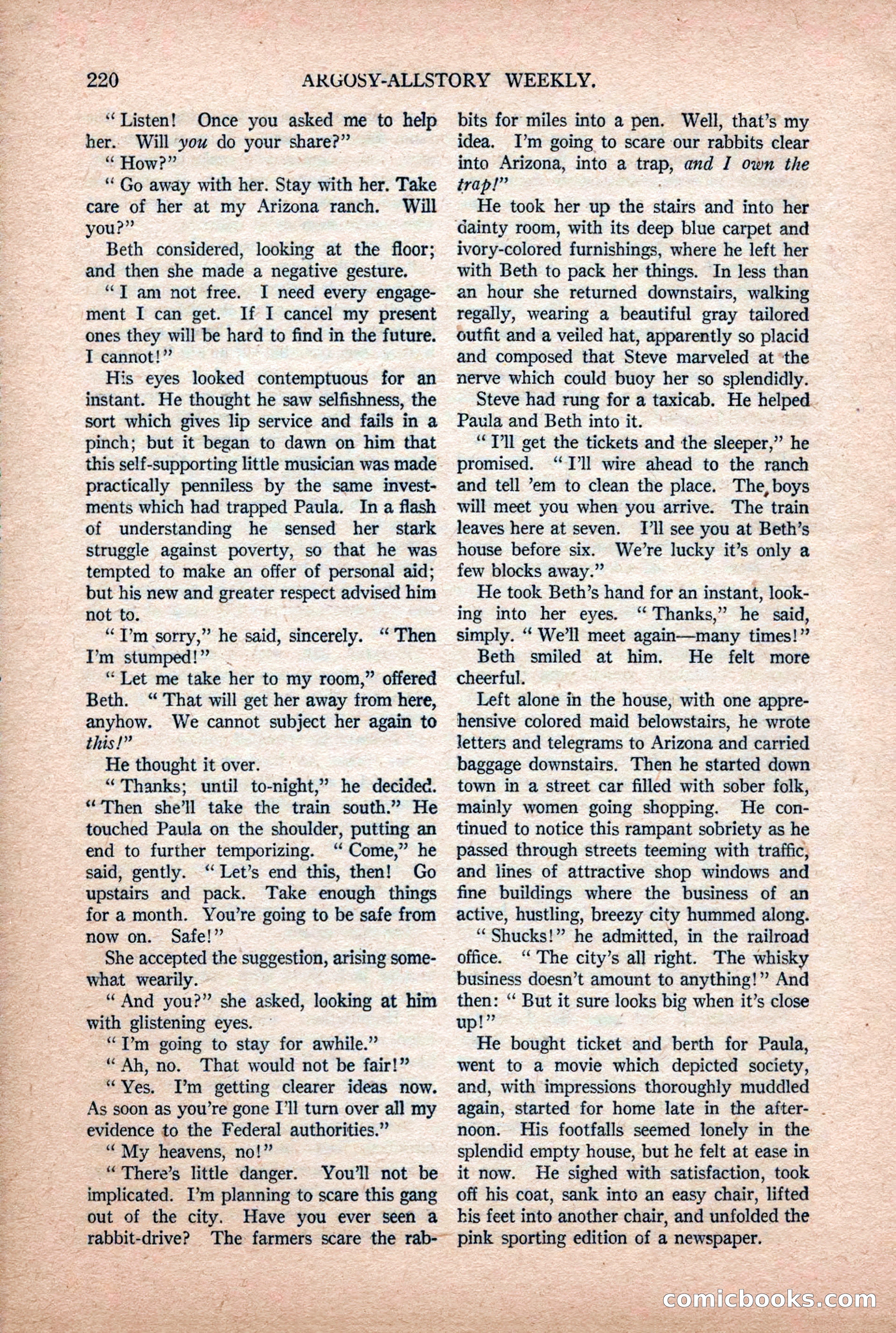 Argosy All-Story Weekly, July 11, 1925 — page 66 of 168