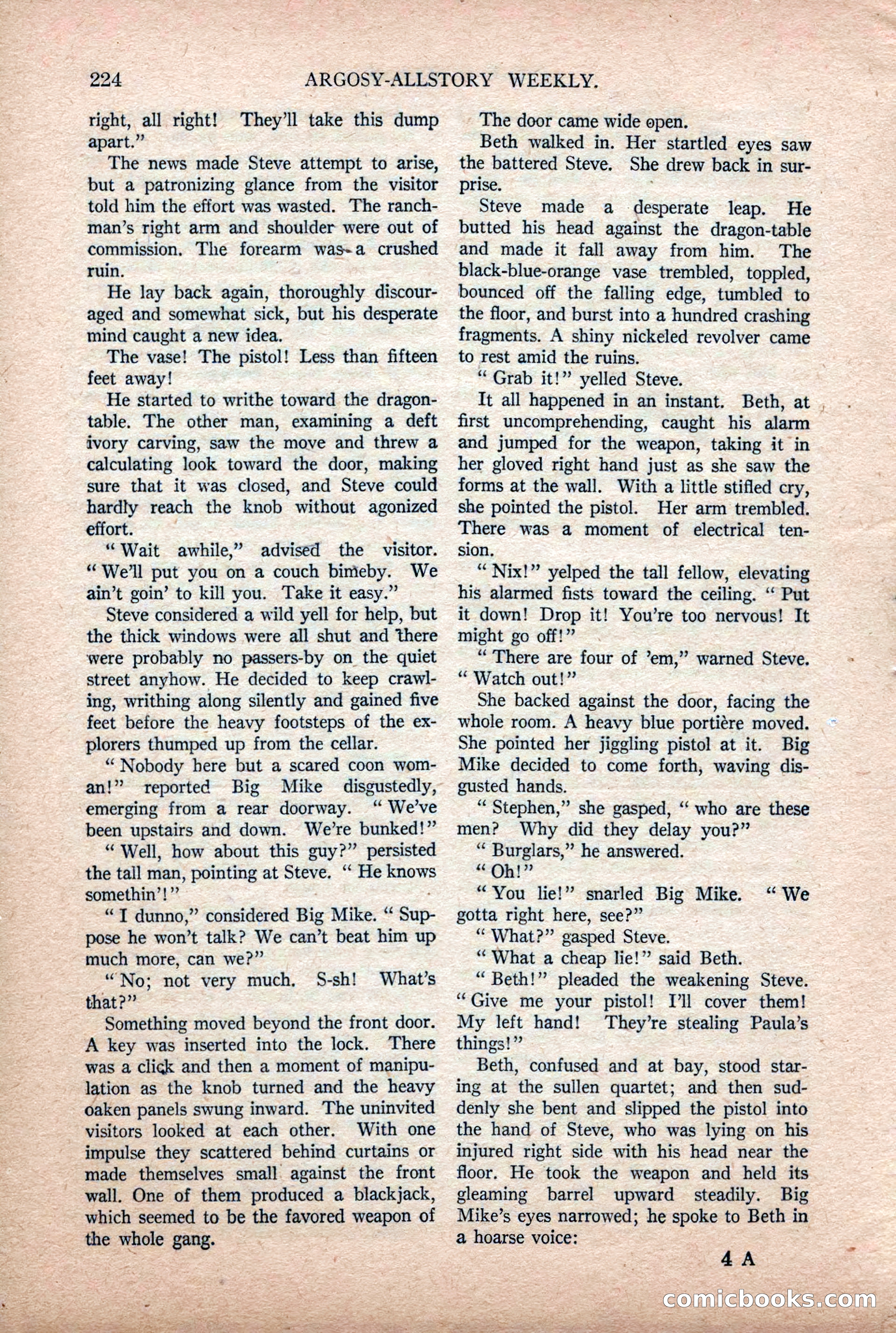 Argosy All-Story Weekly, July 11, 1925 — page 70 of 168