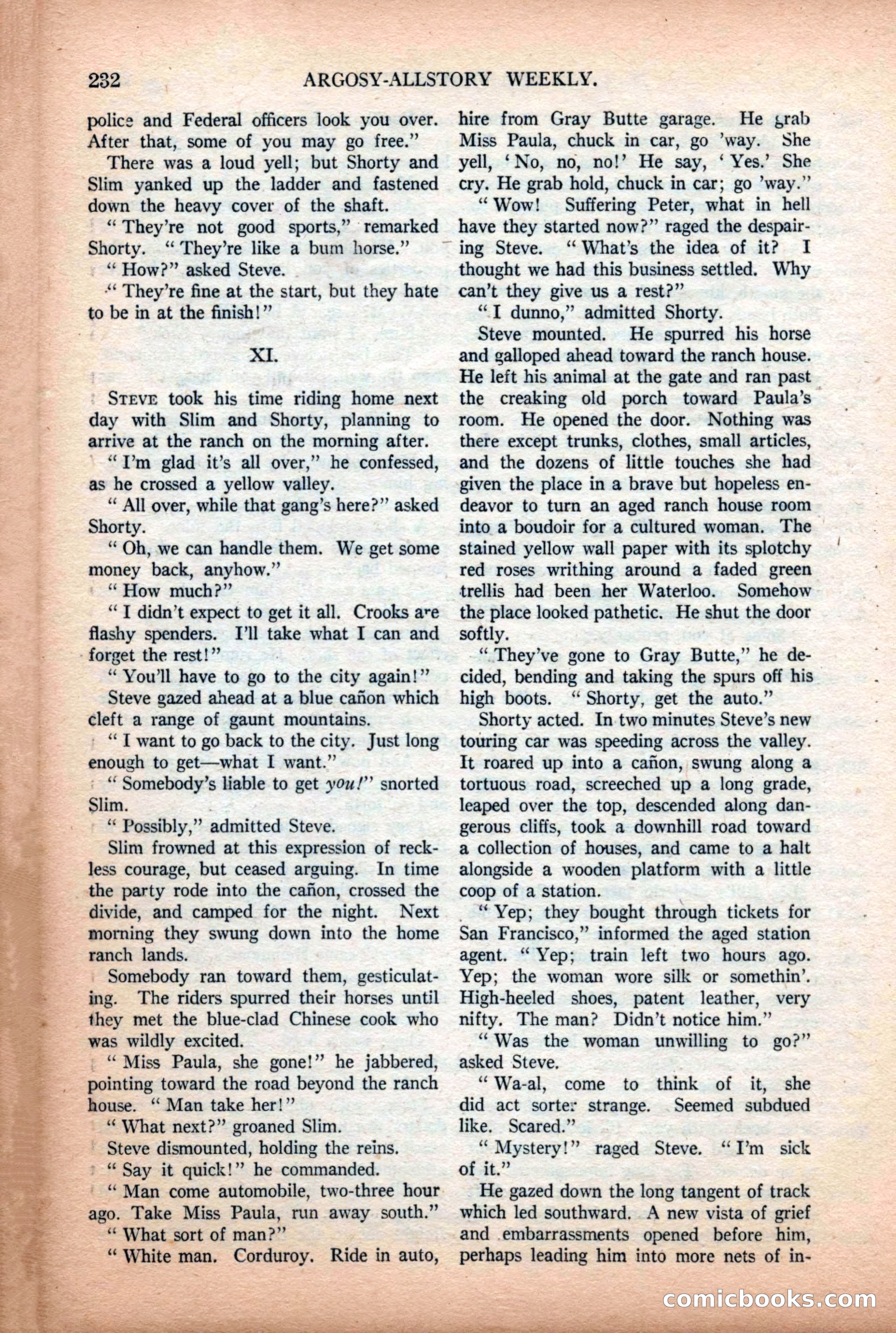 Argosy All-Story Weekly, July 11, 1925 — page 78 of 168