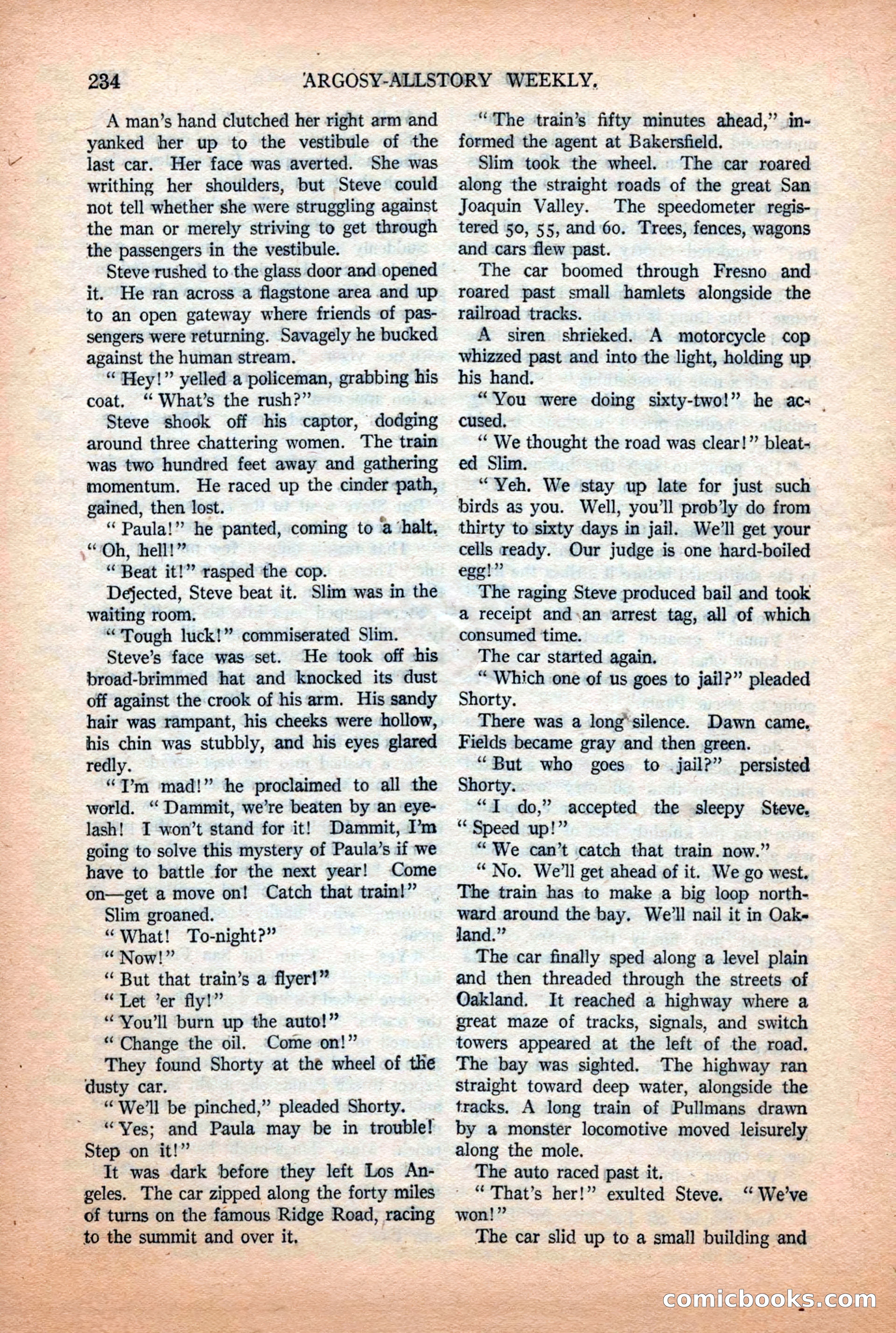 Argosy All-Story Weekly, July 11, 1925 — page 80 of 168