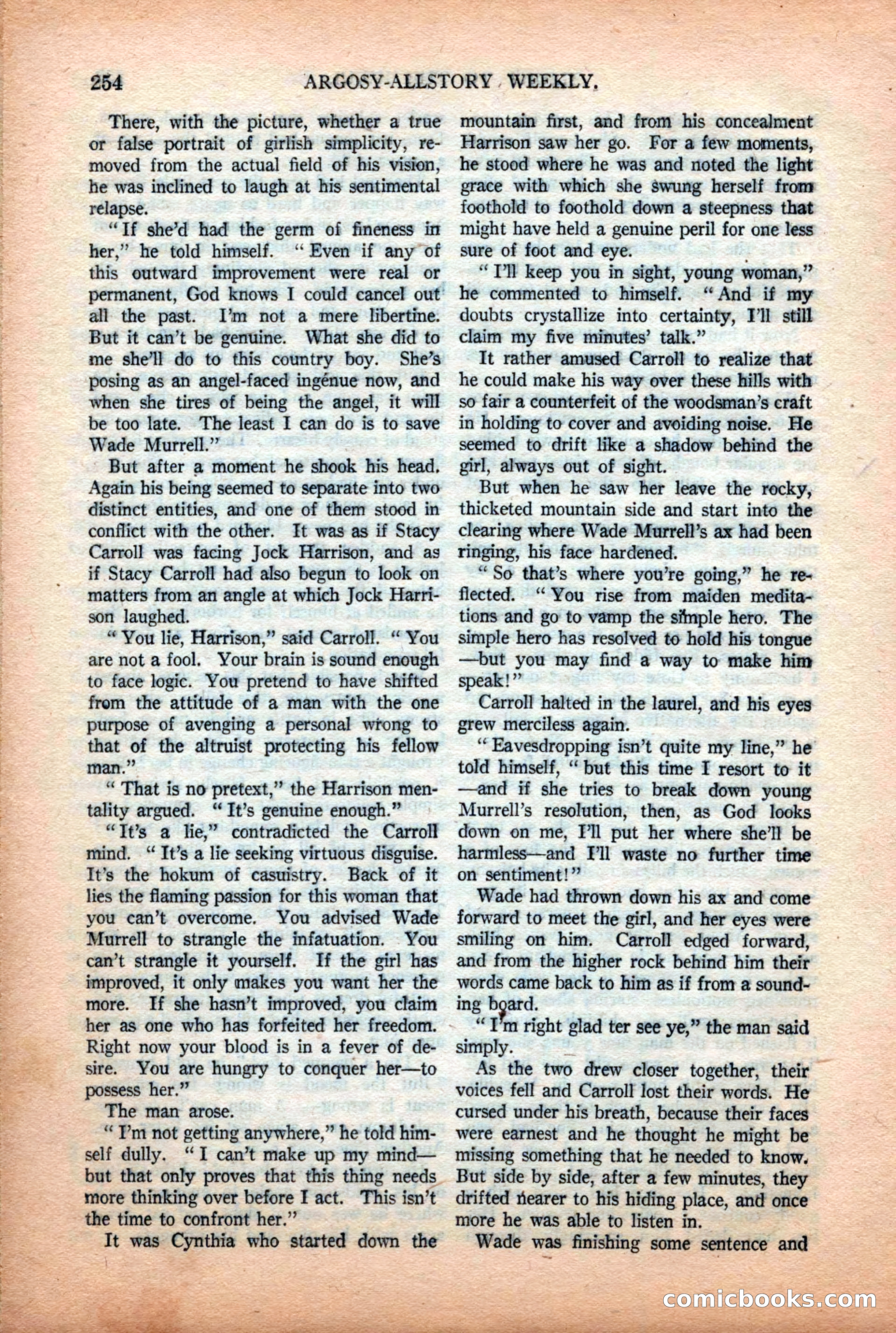 Argosy All-Story Weekly, July 11, 1925 — page 100 of 168
