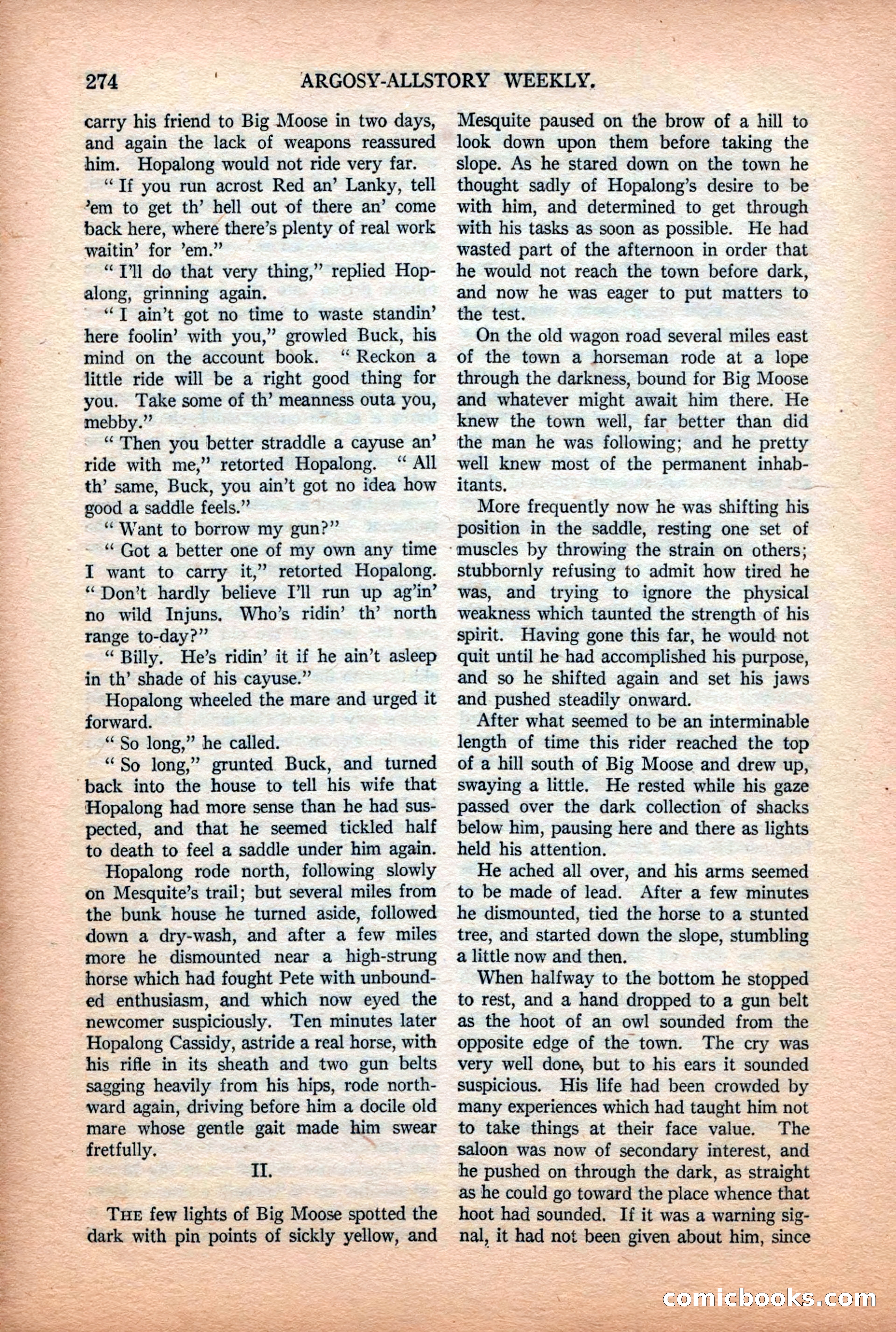 Argosy All-Story Weekly, July 11, 1925 — page 120 of 168