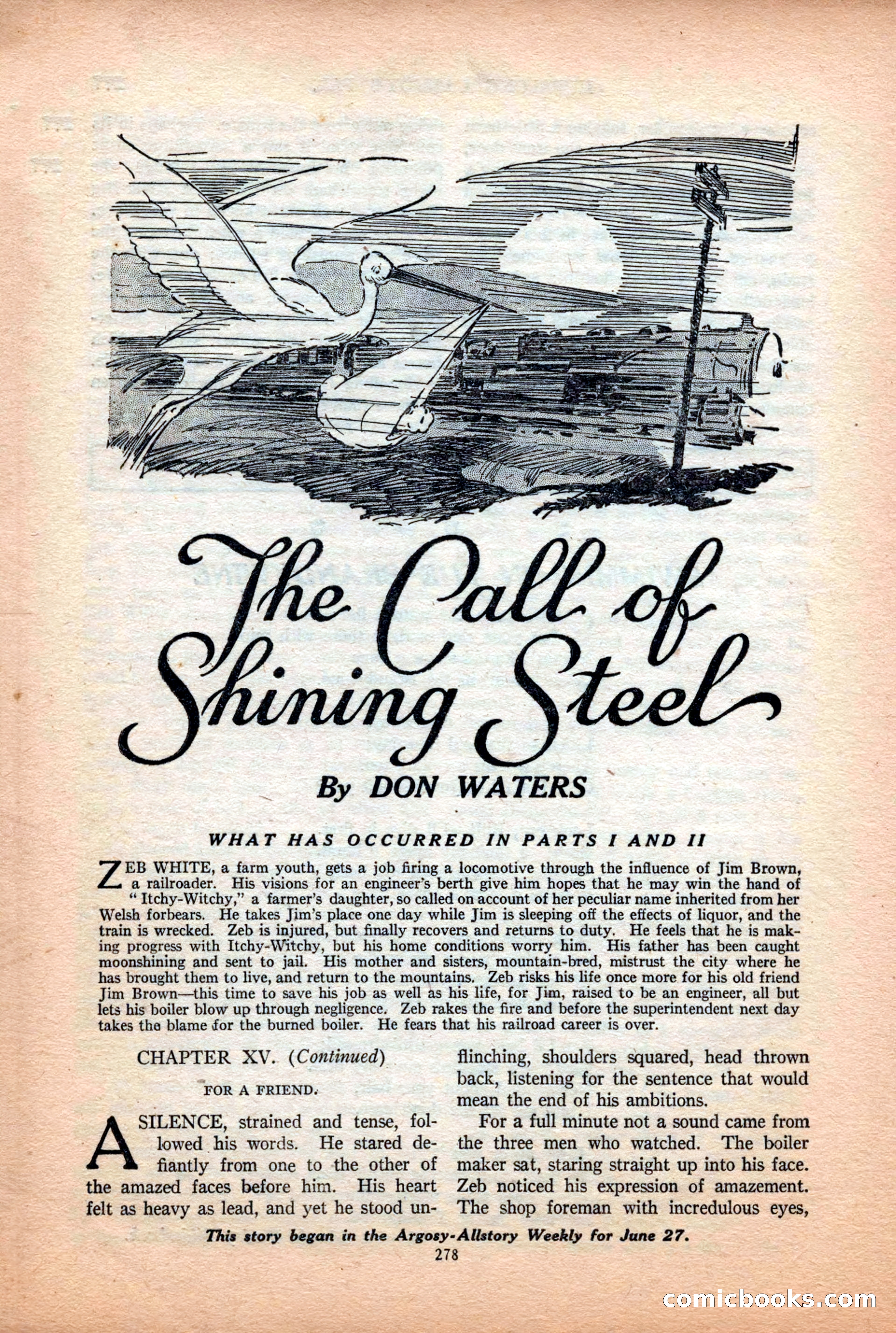 Argosy All-Story Weekly, July 11, 1925 — page 124 of 168