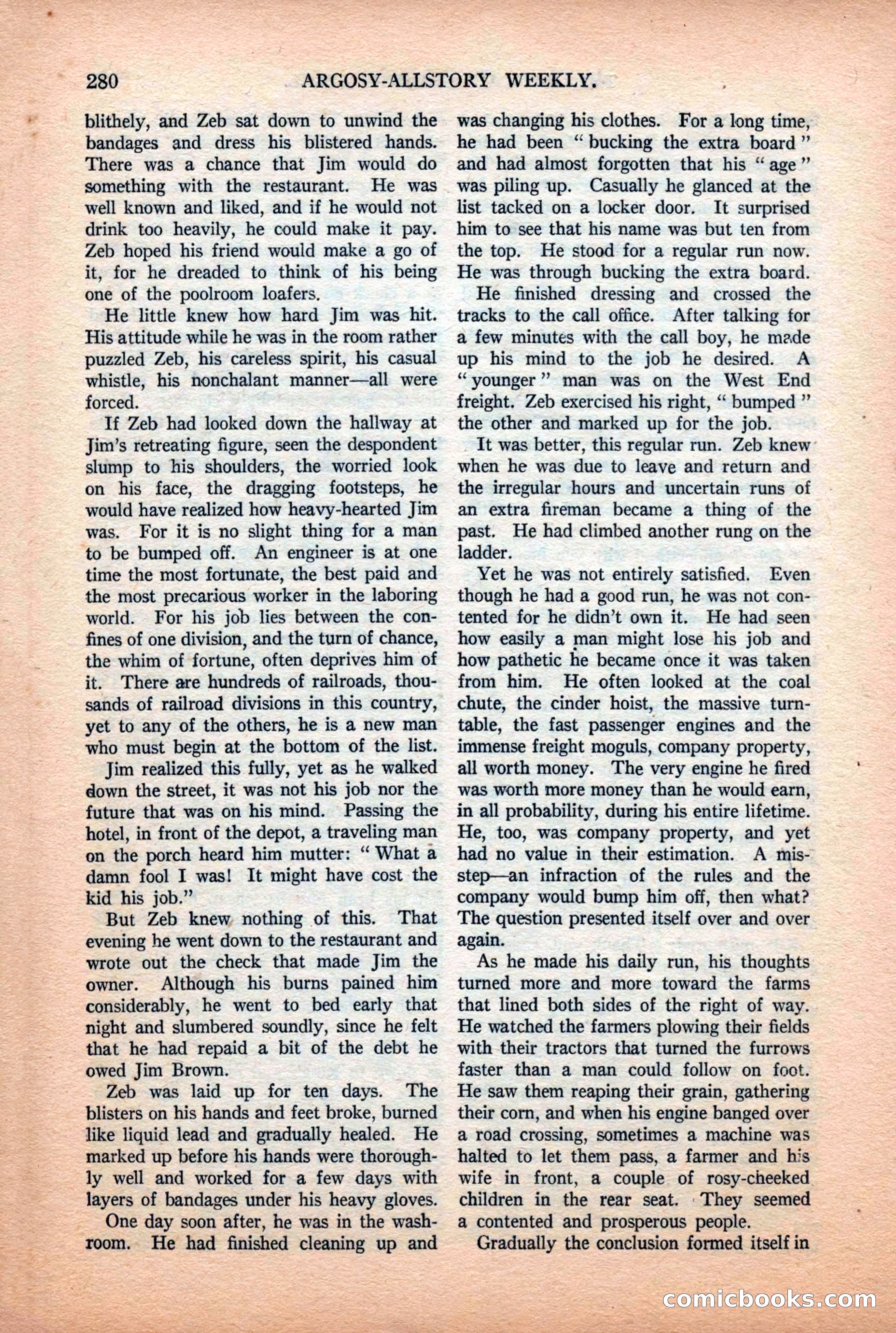 Argosy All-Story Weekly, July 11, 1925 — page 126 of 168