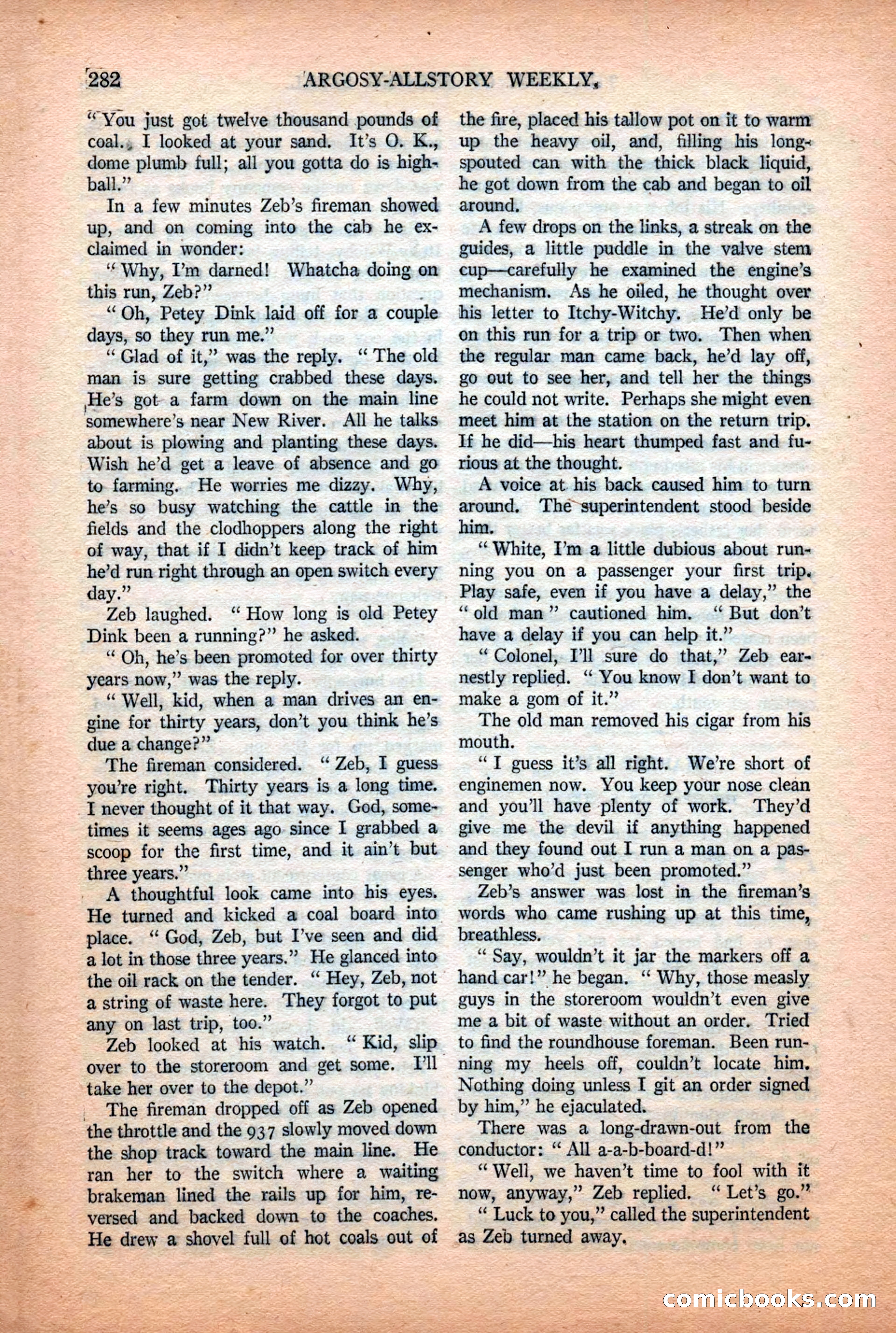 Argosy All-Story Weekly, July 11, 1925 — page 128 of 168