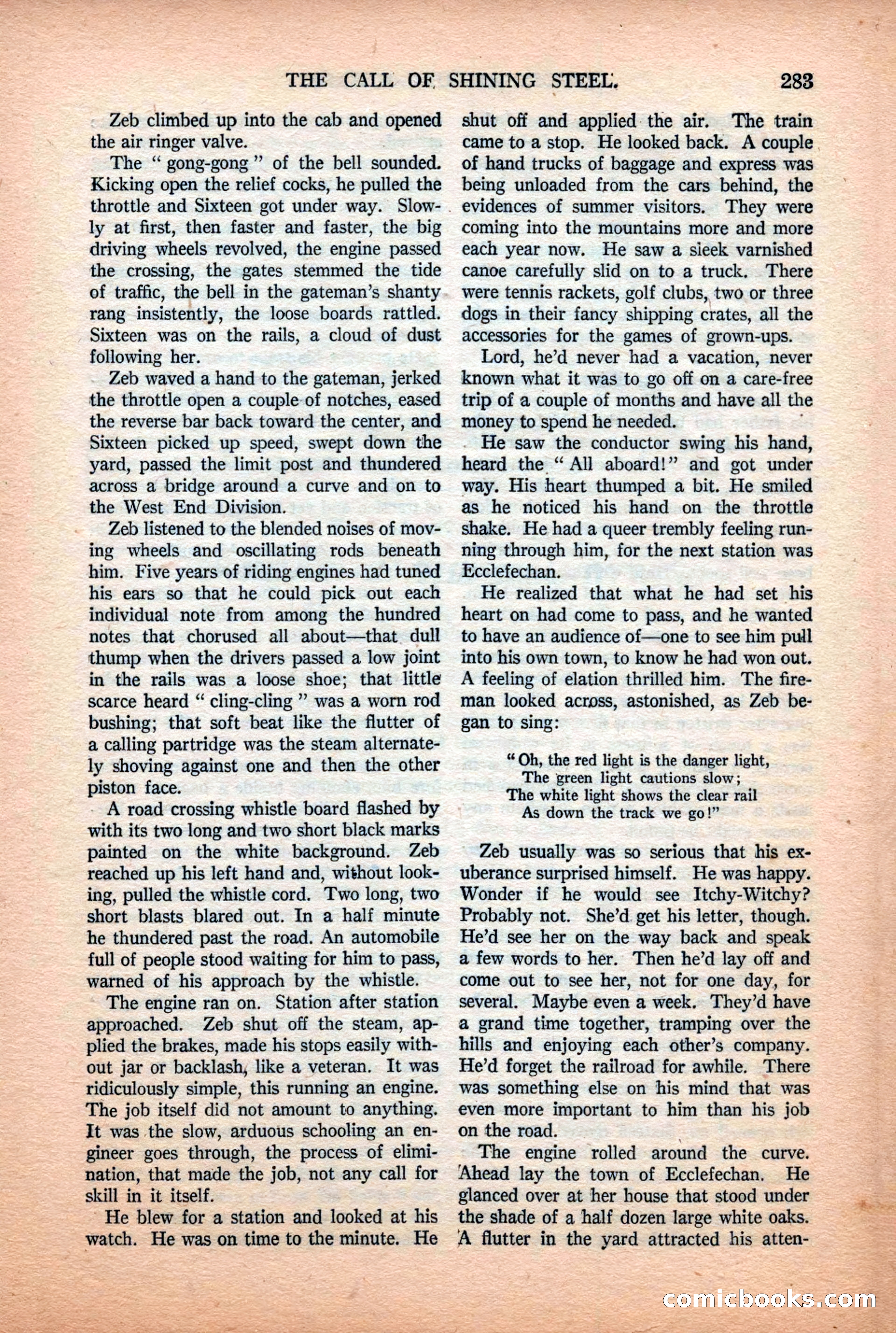 Argosy All-Story Weekly, July 11, 1925 — page 129 of 168