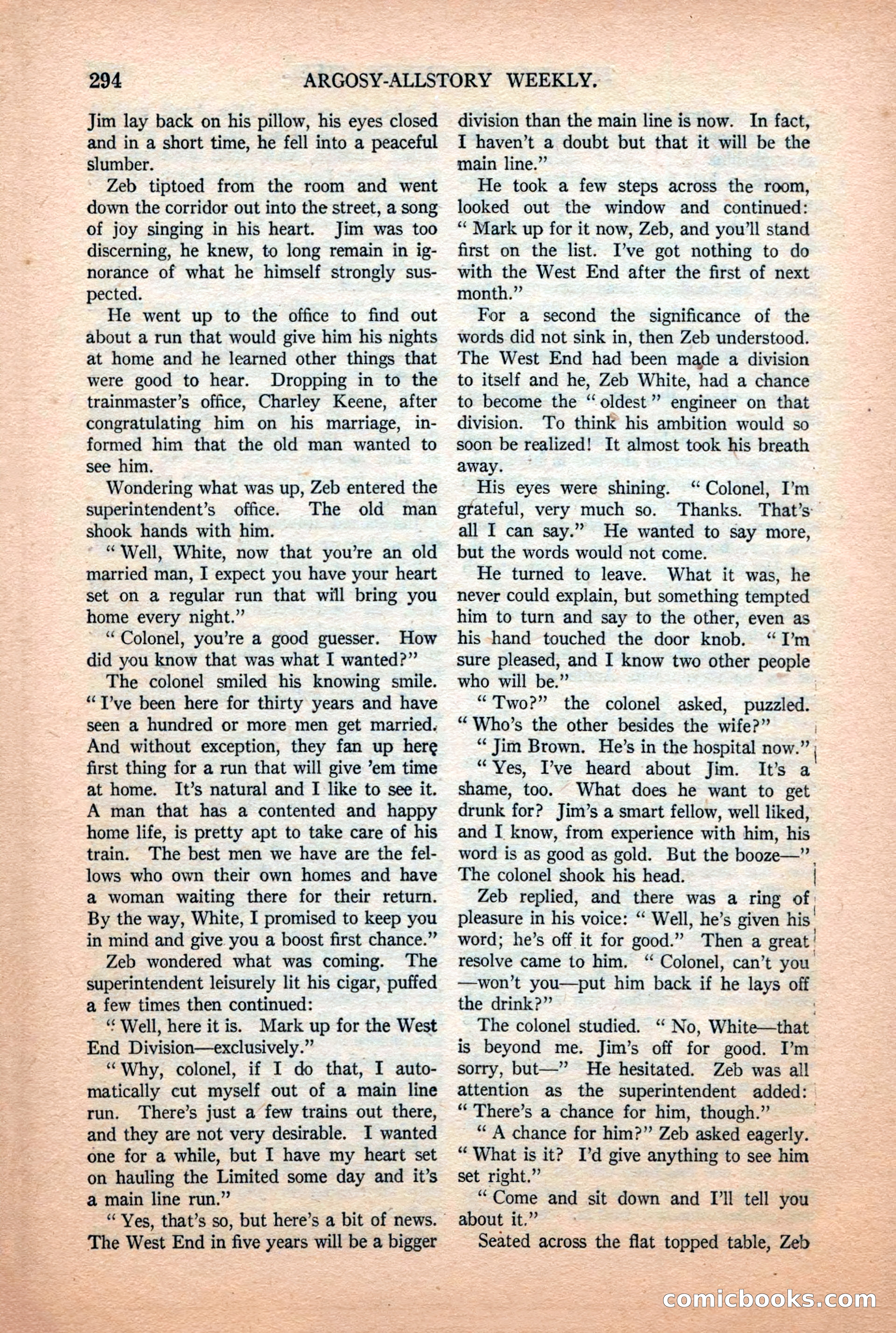 Argosy All-Story Weekly, July 11, 1925 — page 140 of 168