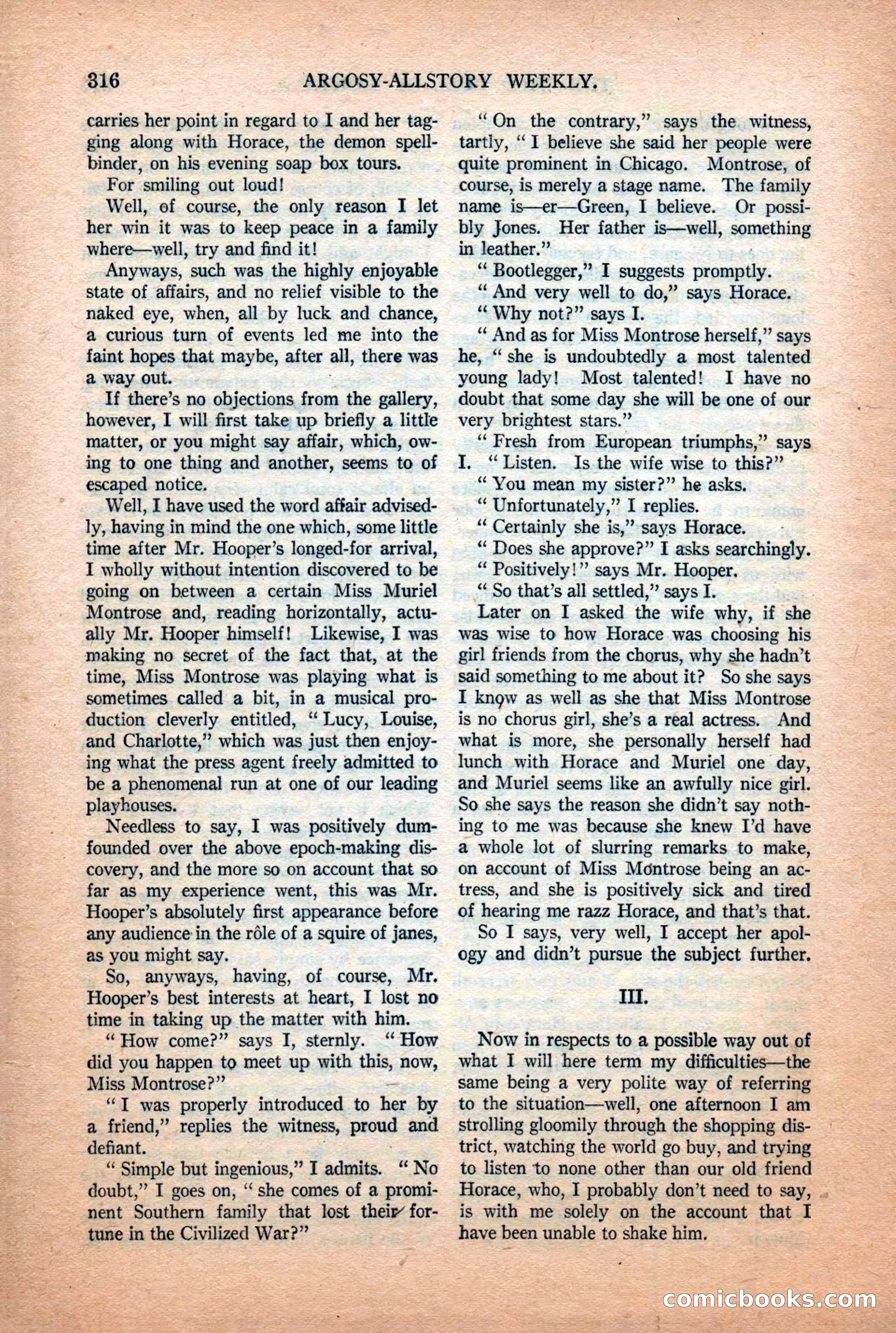 Argosy All-Story Weekly, July 11, 1925 — page 162 of 168