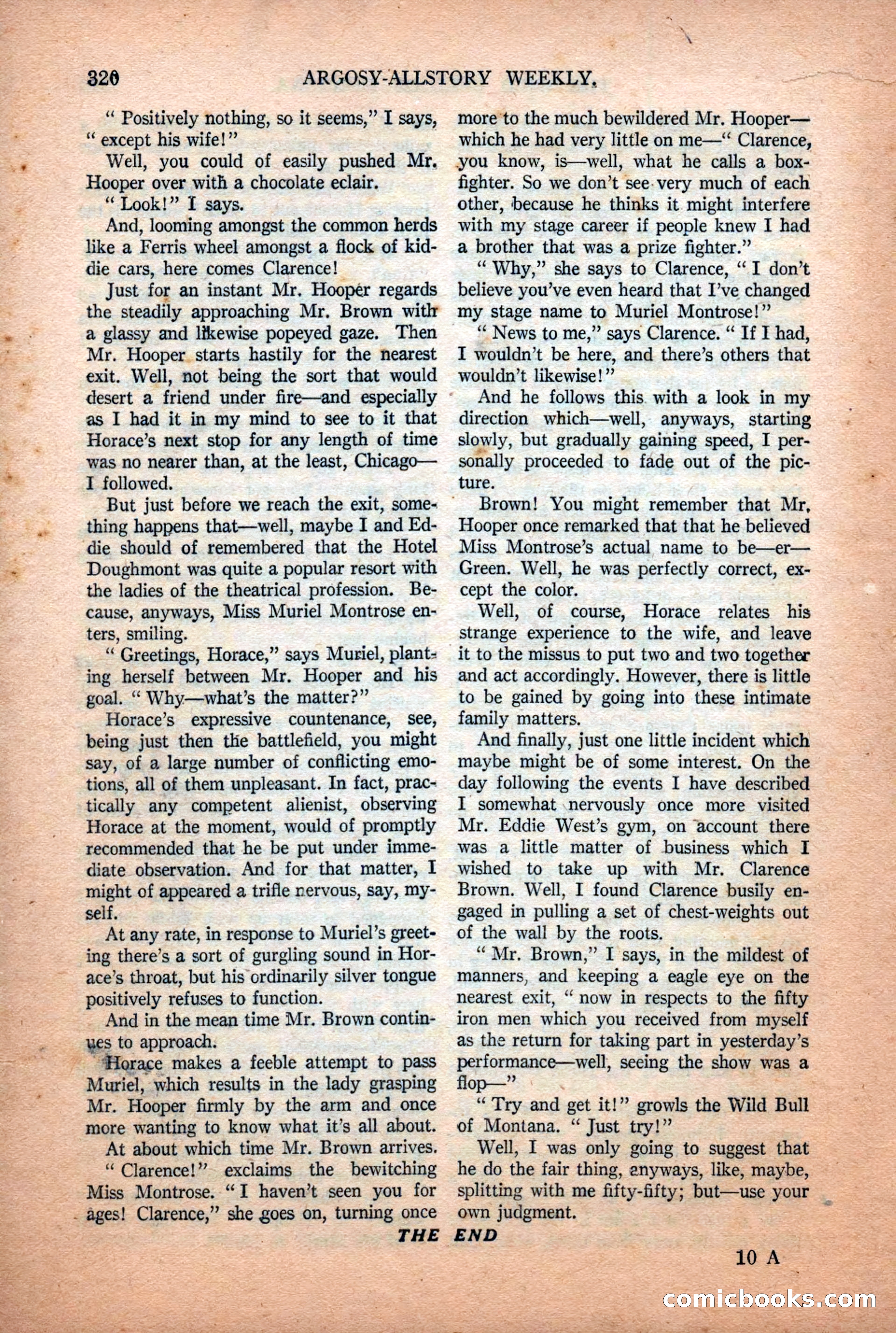 Argosy All-Story Weekly, July 11, 1925 — page 166 of 168