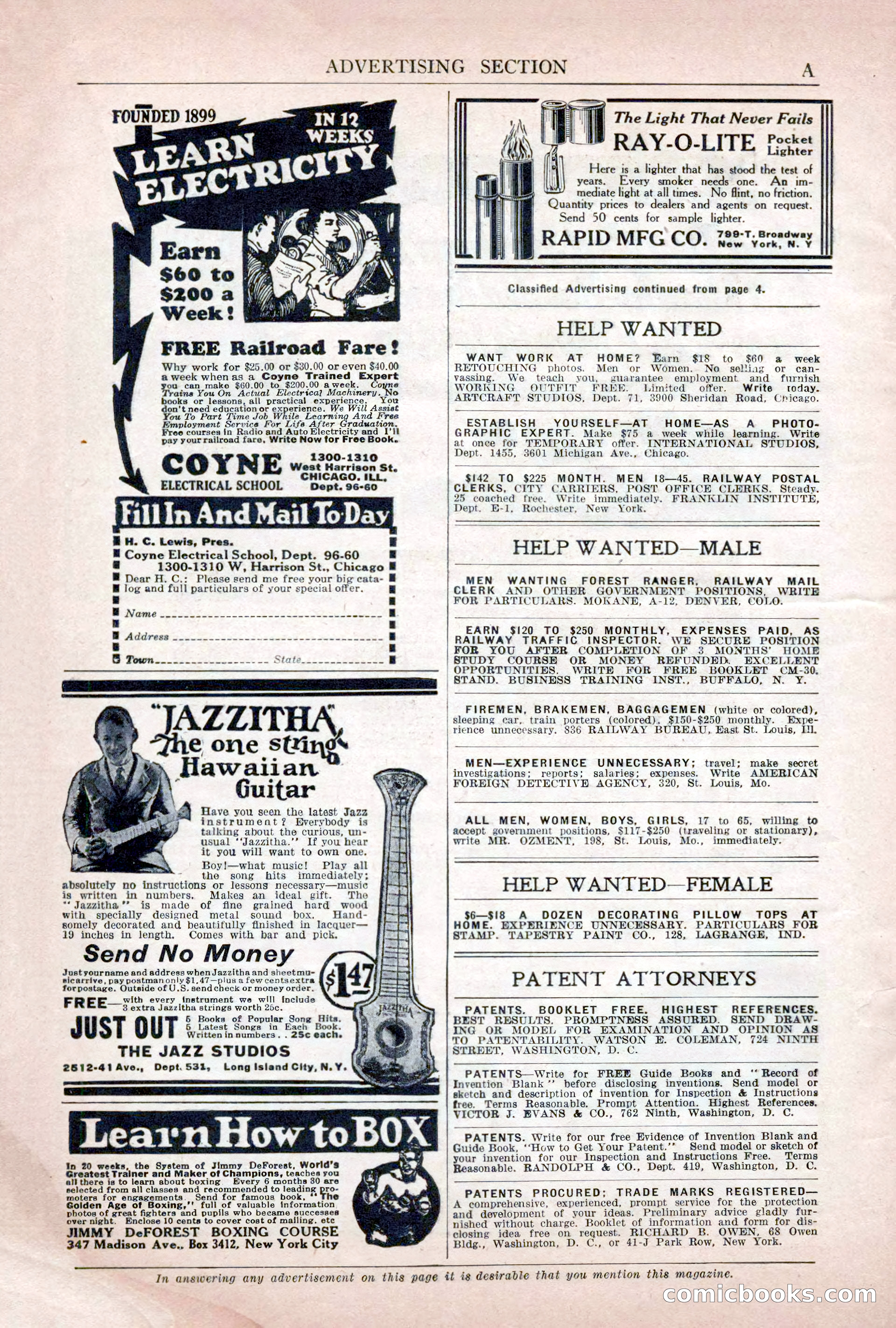 Argosy All-Story Weekly, December 4, 1926 — page 8 of 184