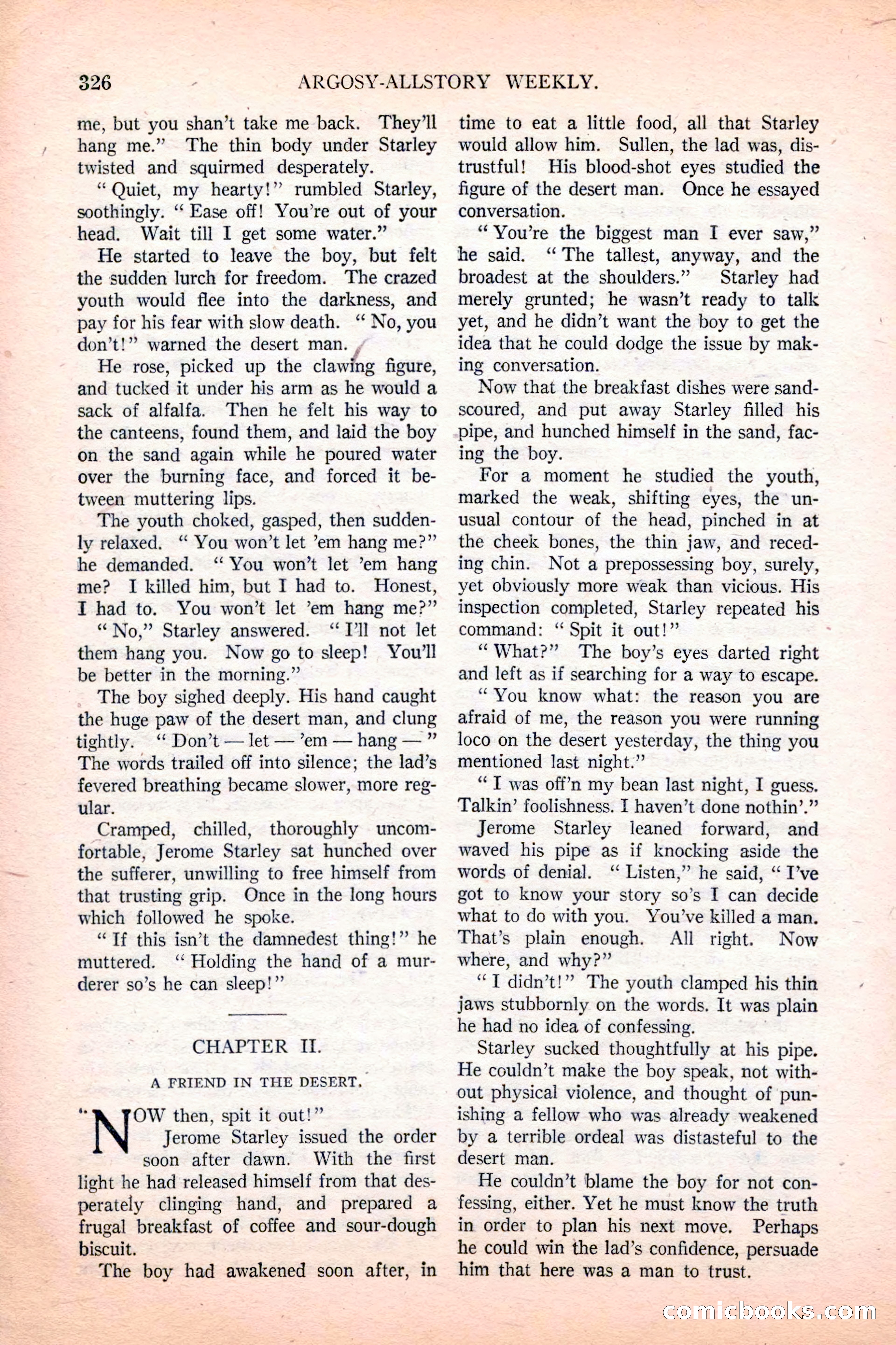 Argosy All-Story Weekly, December 4, 1926 — page 16 of 184