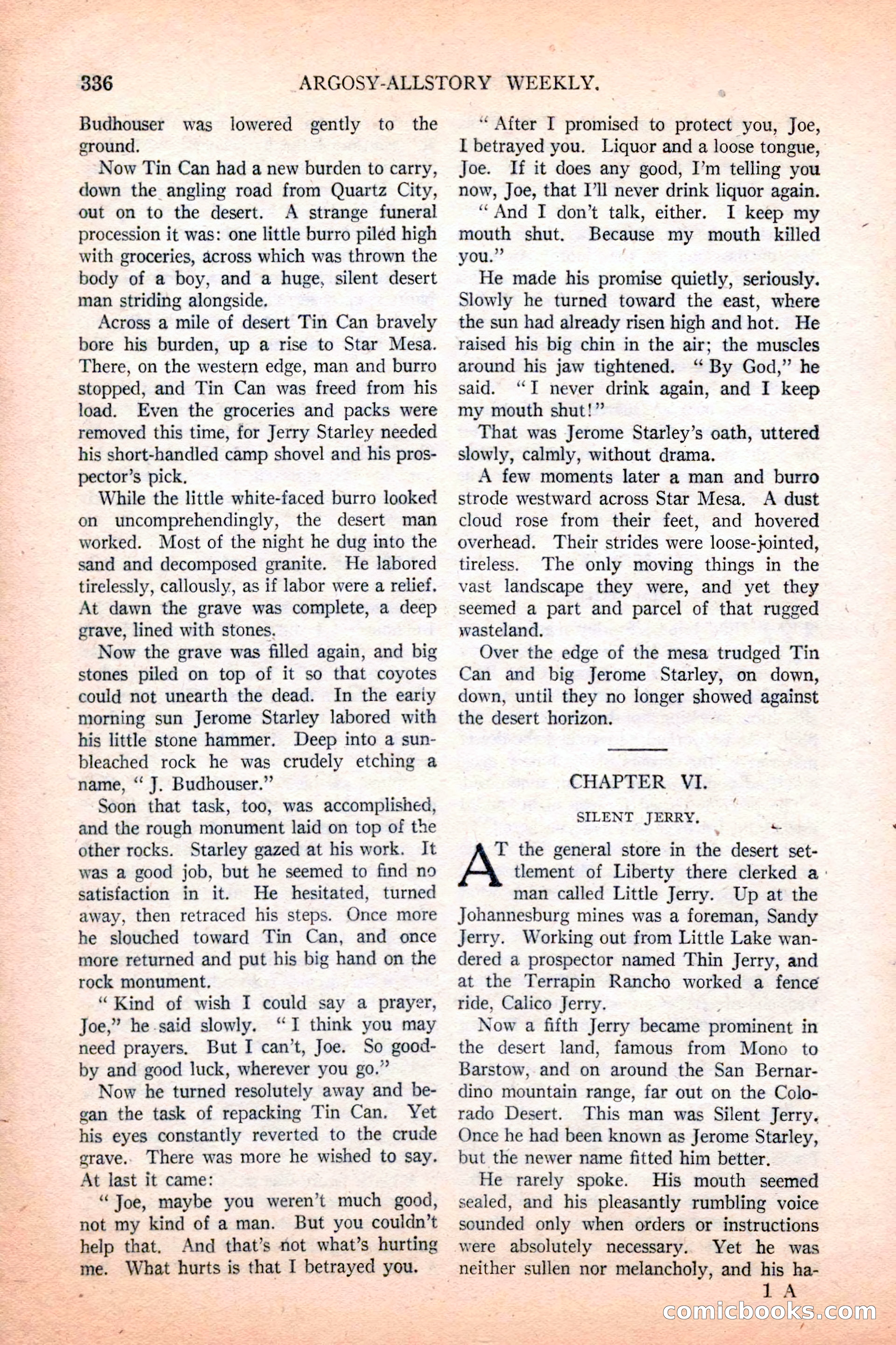 Argosy All-Story Weekly, December 4, 1926 — page 26 of 184
