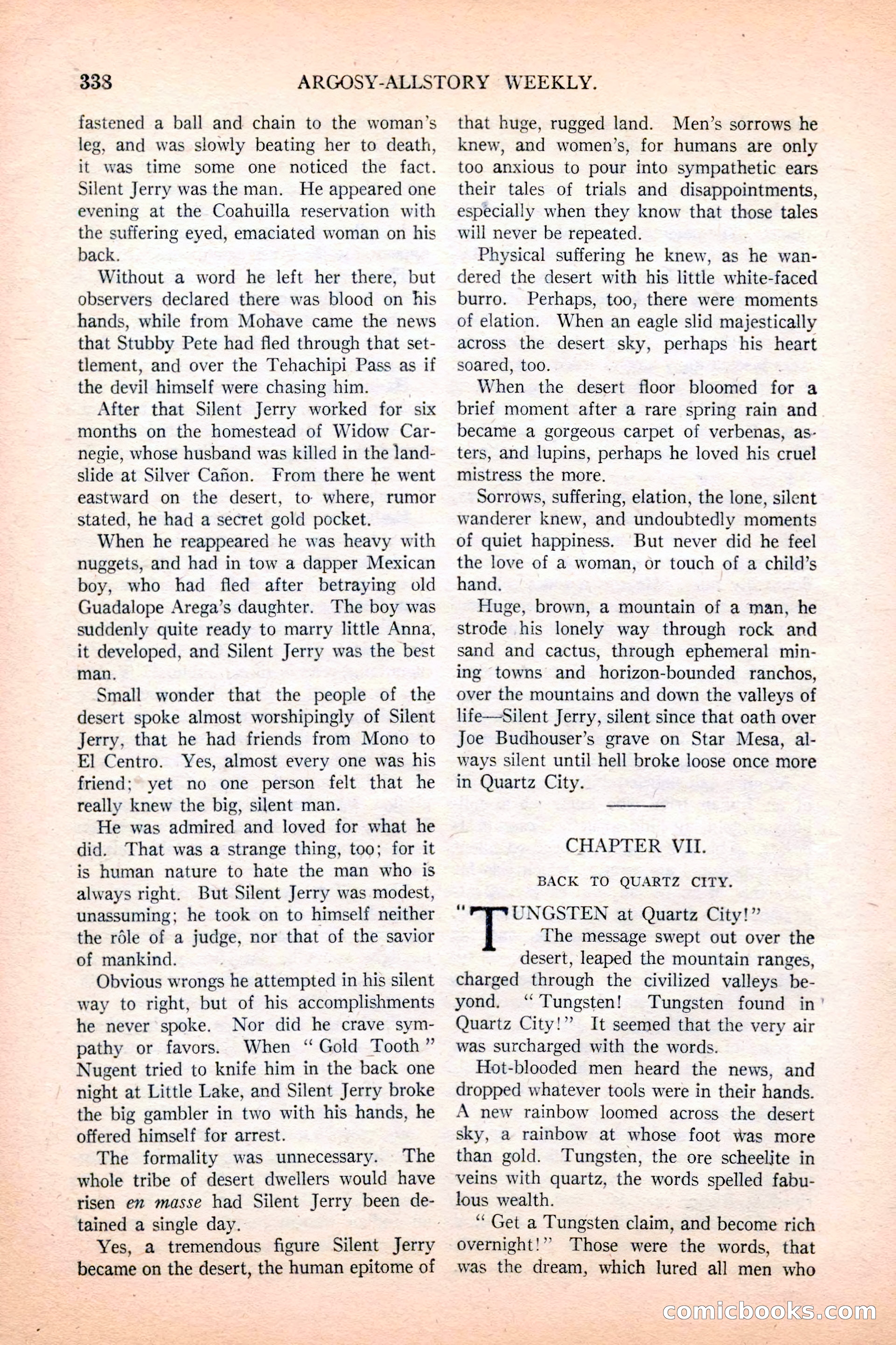 Argosy All-Story Weekly, December 4, 1926 — page 28 of 184
